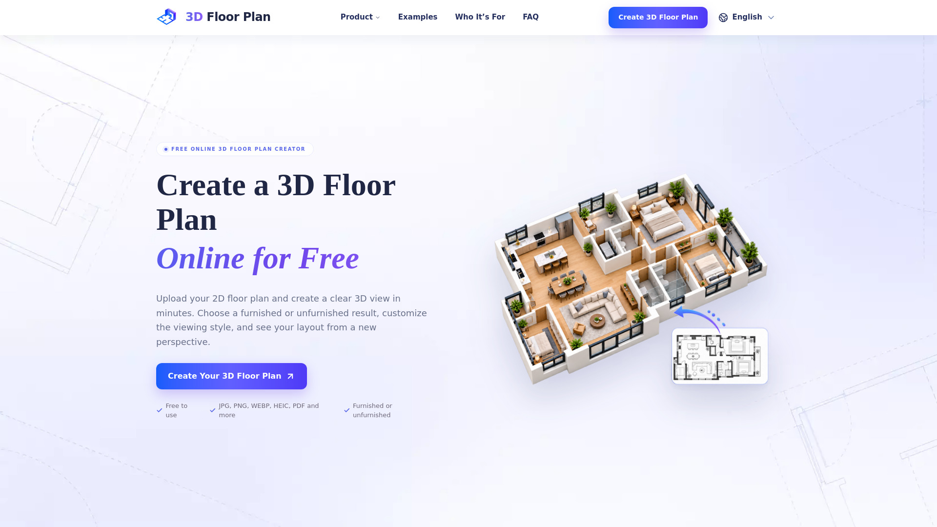 image of 3D Floor Plan AI image of 3D Floor Plan AI