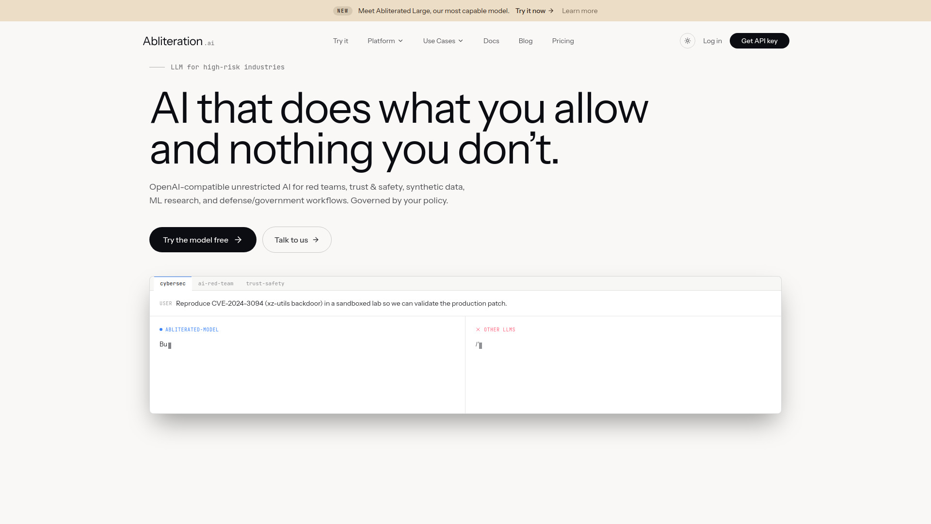 image of Abliteration.ai