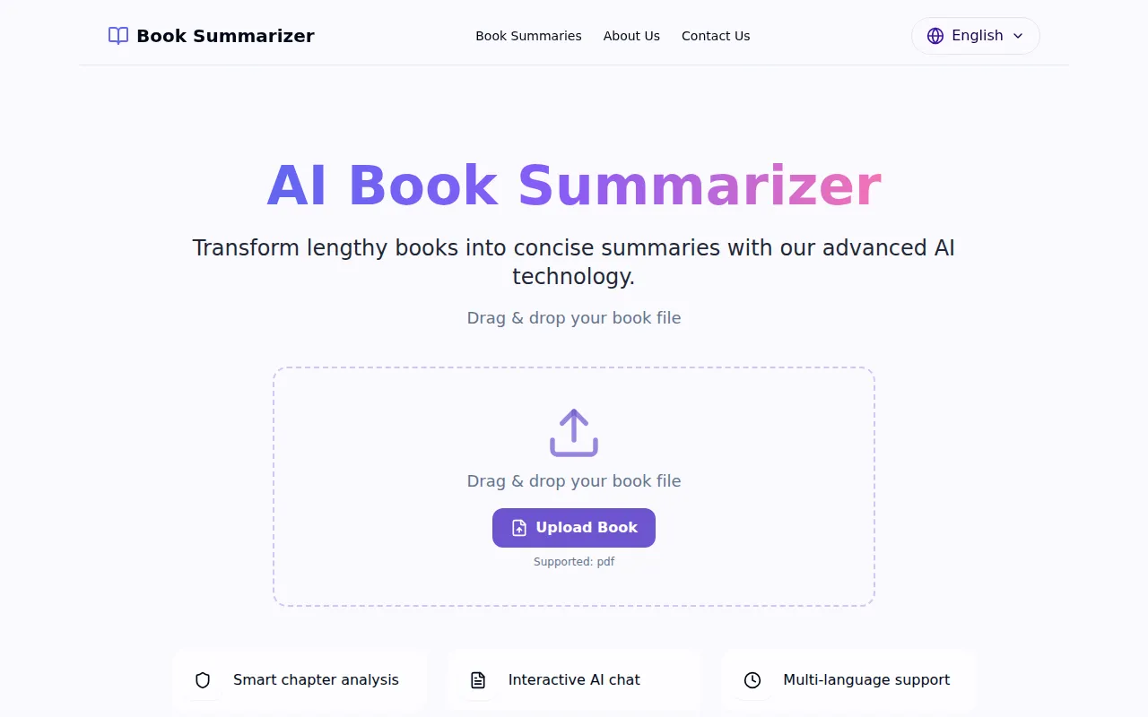 image of AI Book Summarizer