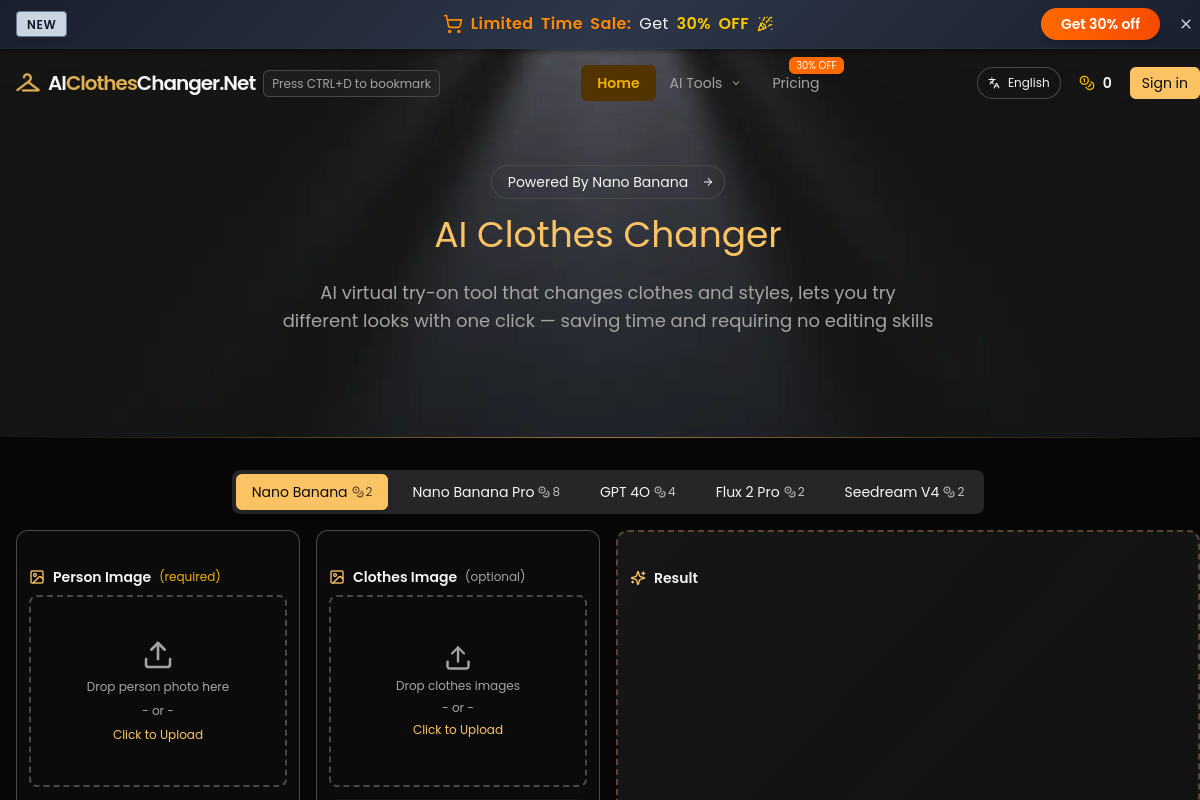 image of AI Clothes Changer