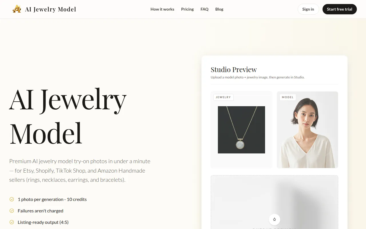 image of AI Jewelry Model