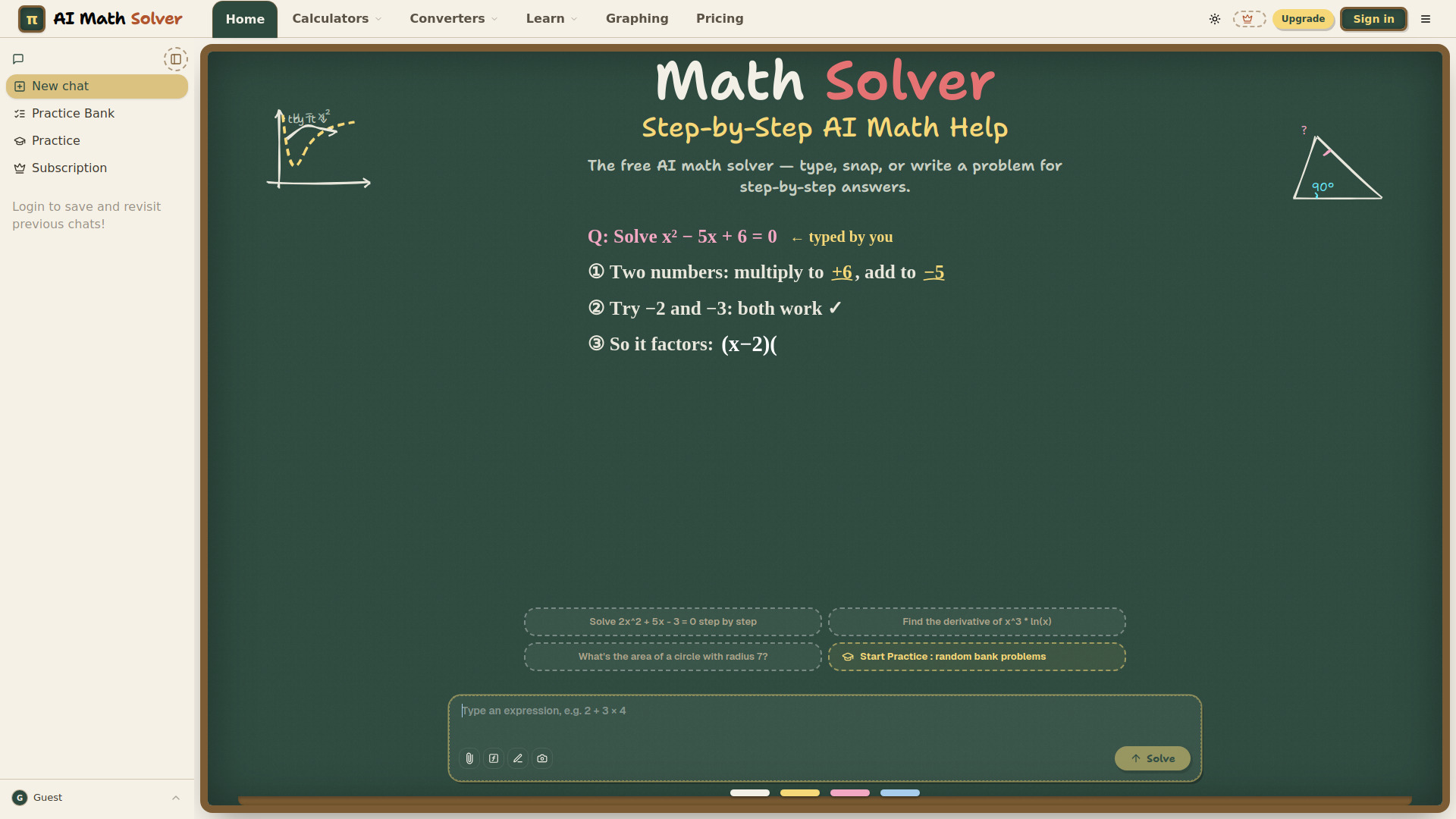 image of AI Math Solver - help