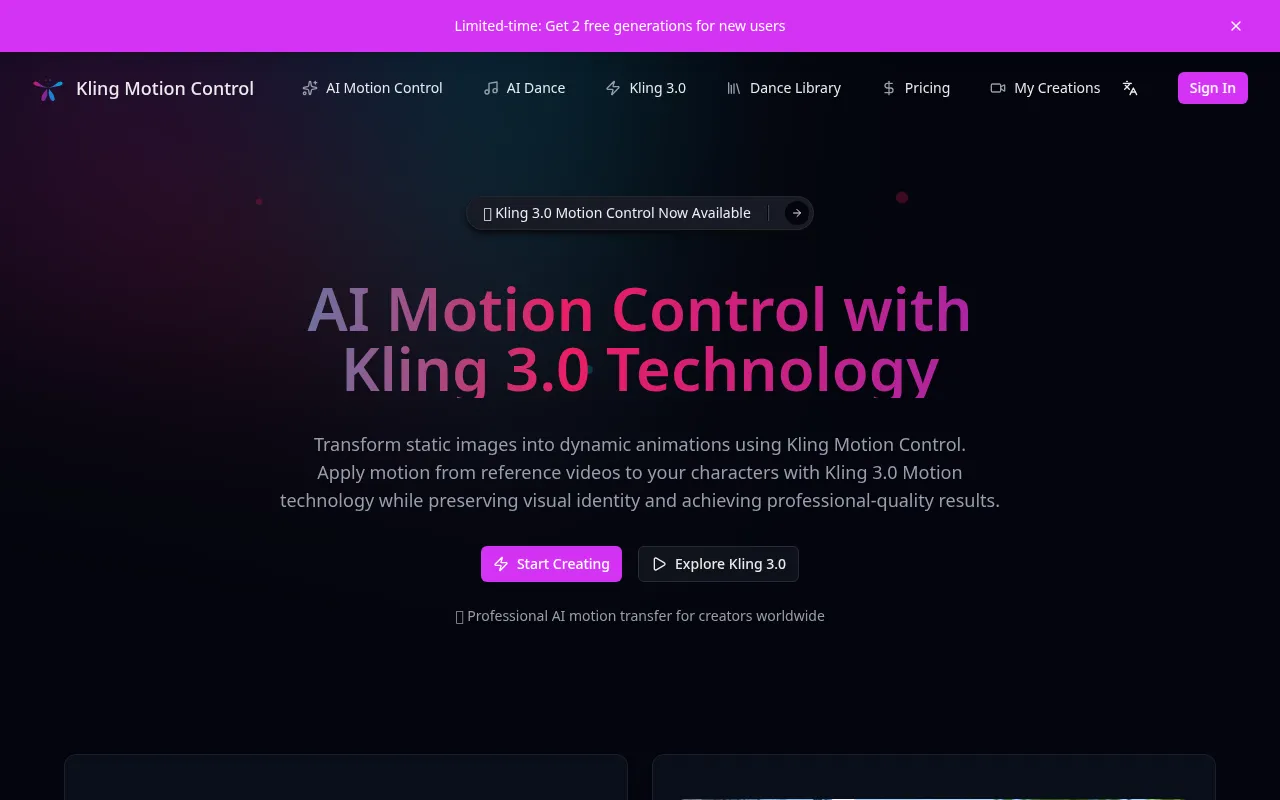 image of ai motion control