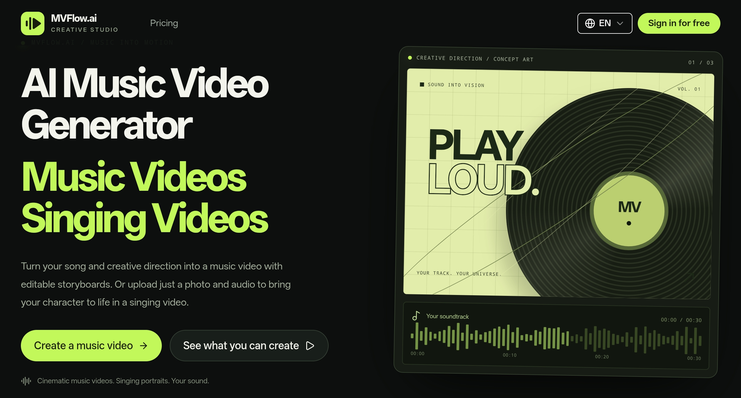 image of AI Music Video Generator  1