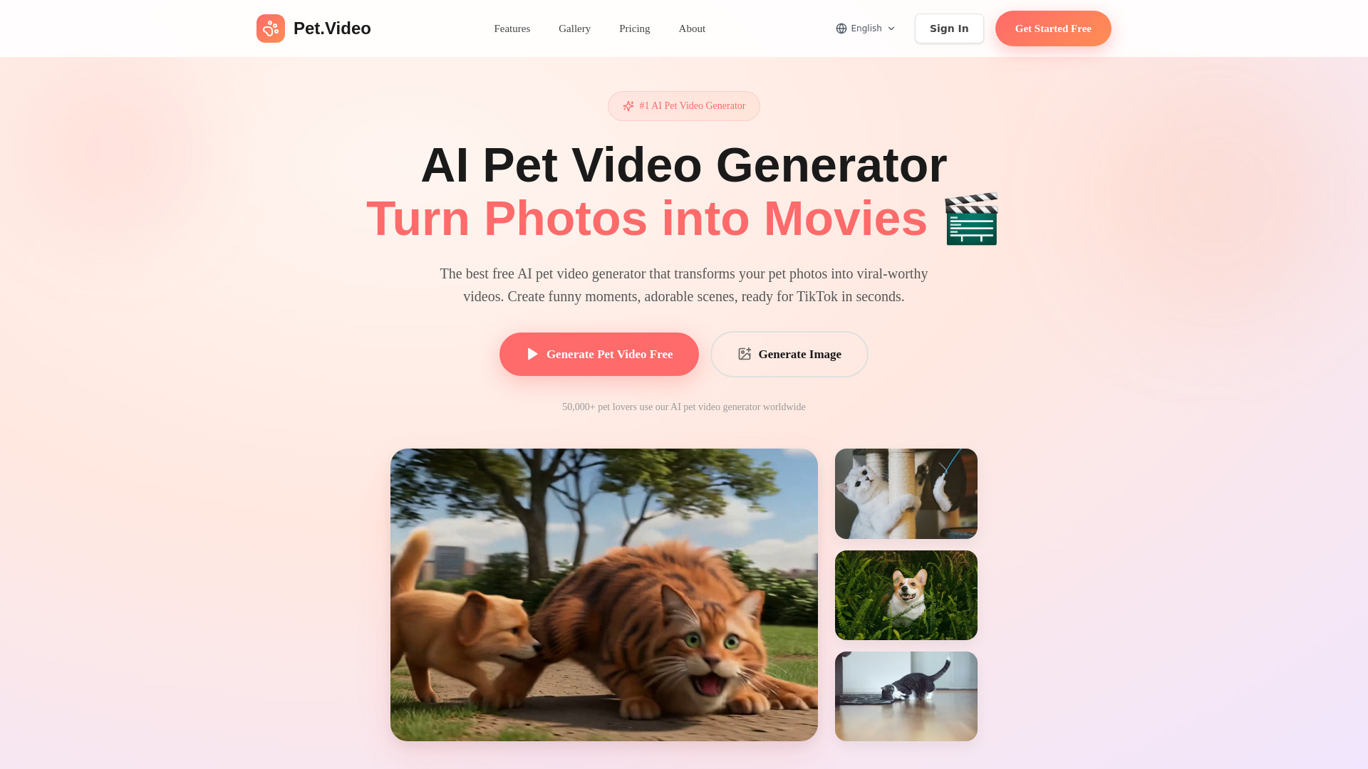 image of AI Pet Video Generator