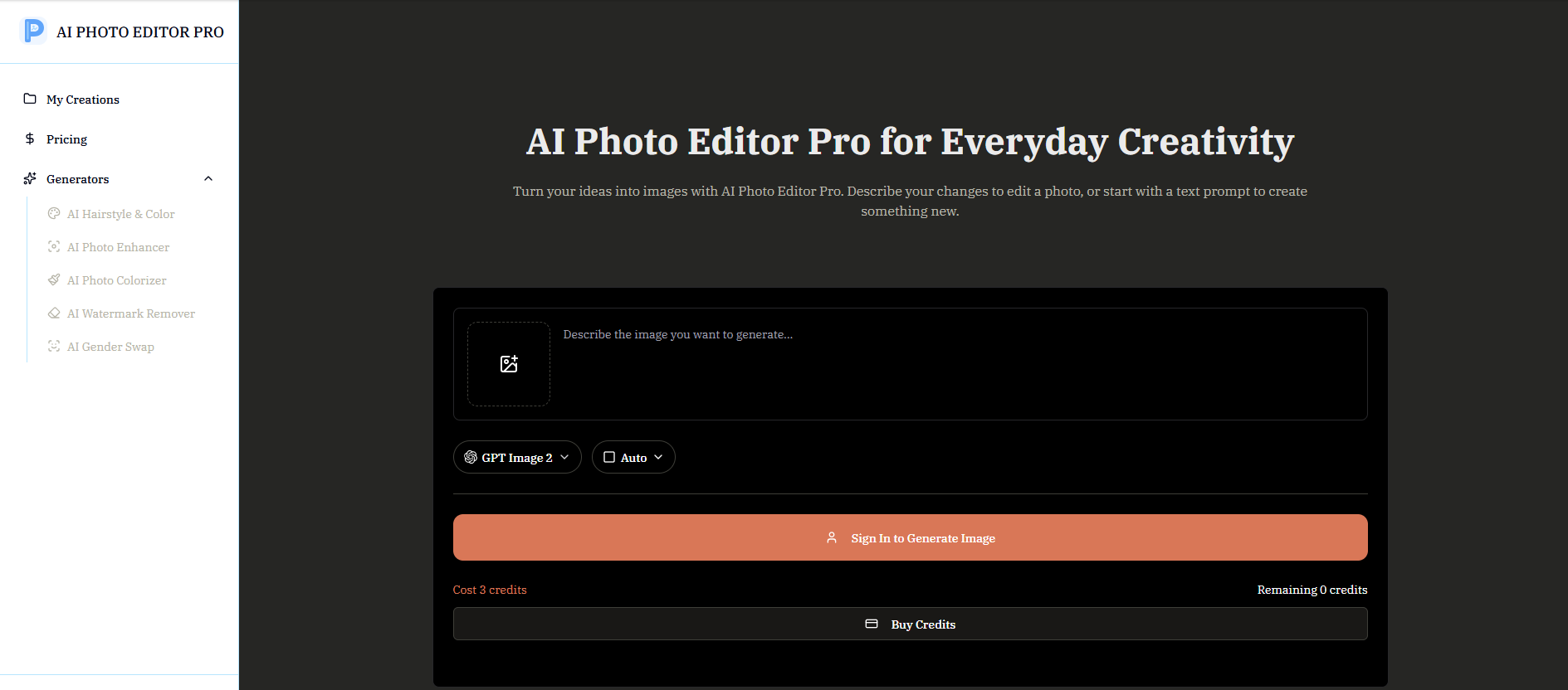 image of AI Photo Editor Pro image of AI Photo Editor Pro