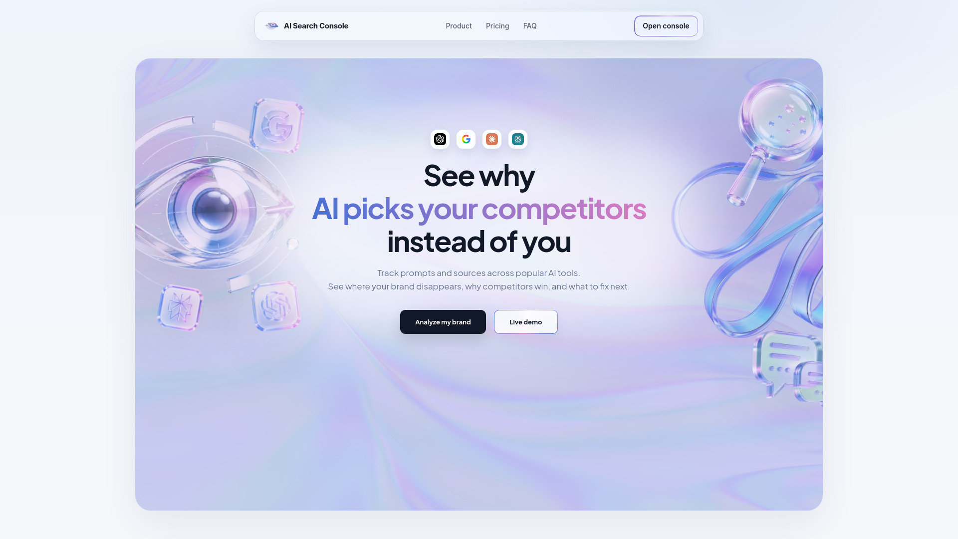 image of AI Search Console