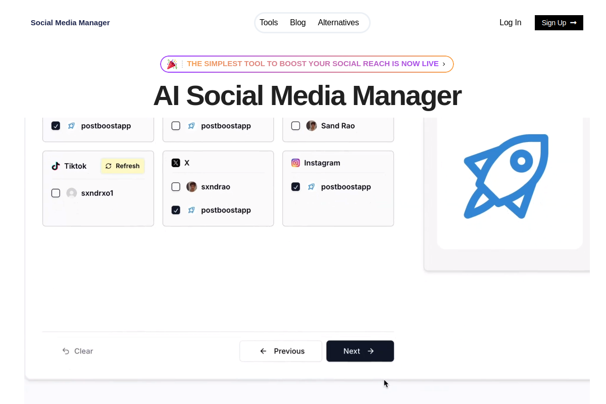 image of AI Social Media Manager
