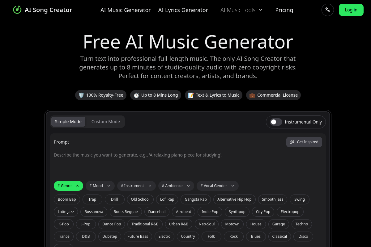 image of ai song creator