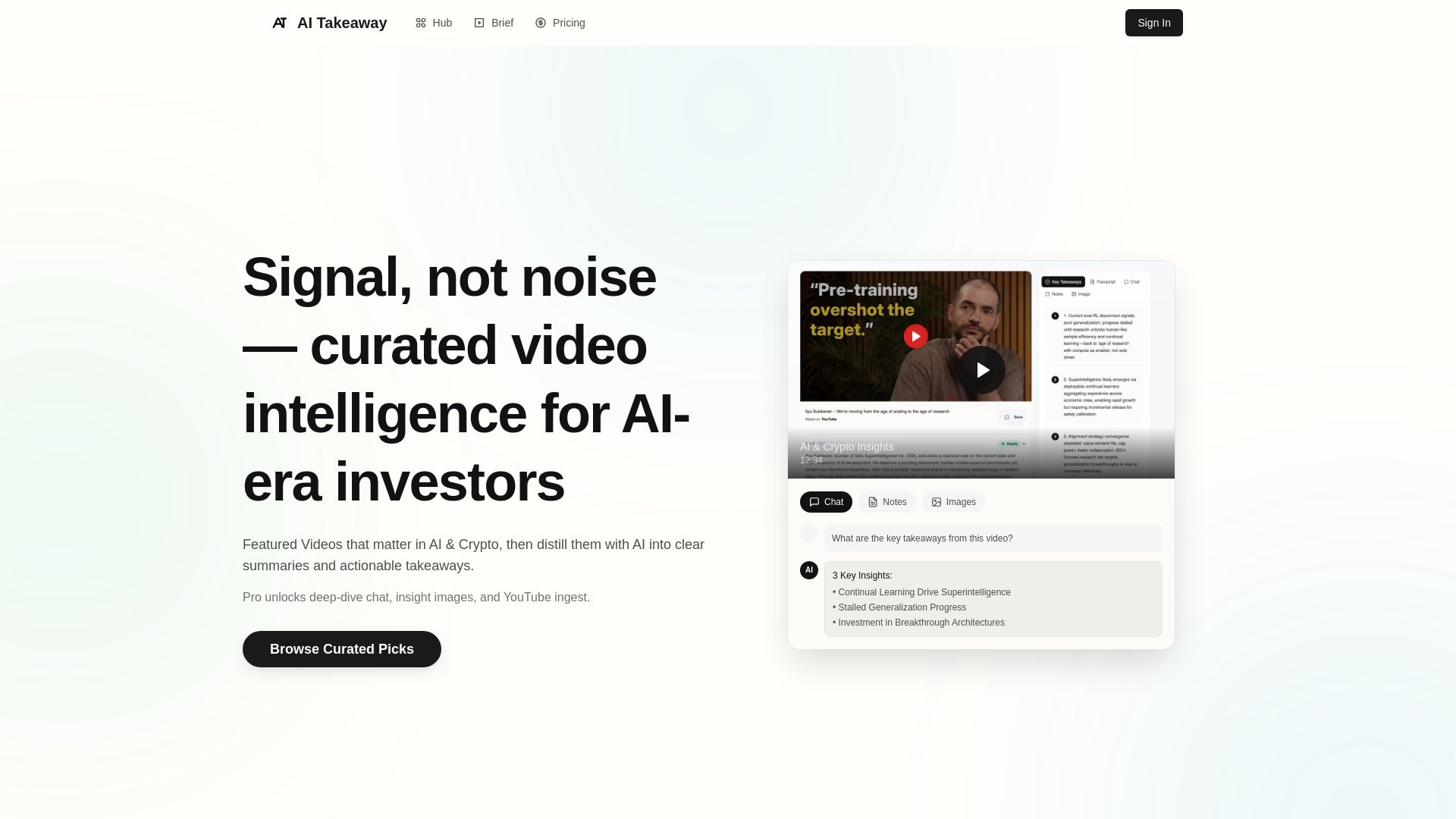 image of AI Takeaway