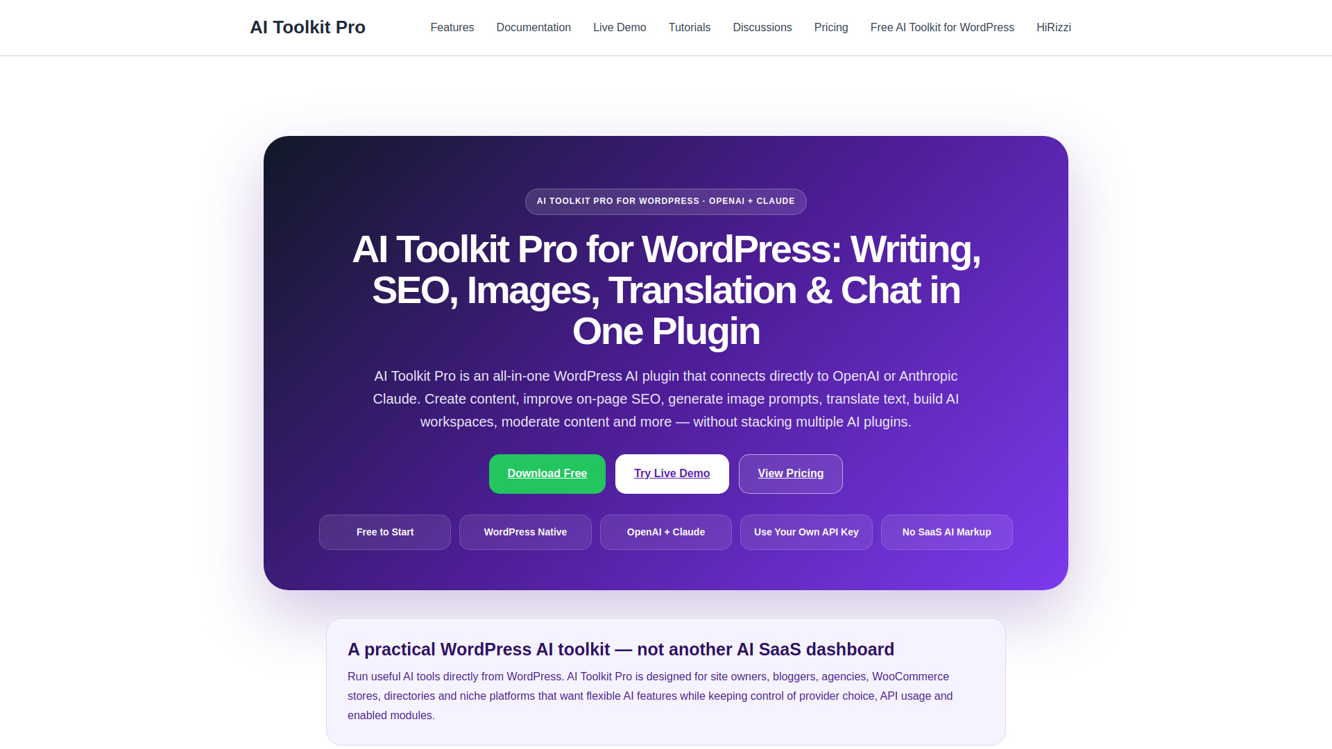 image of AI Toolkit Pro