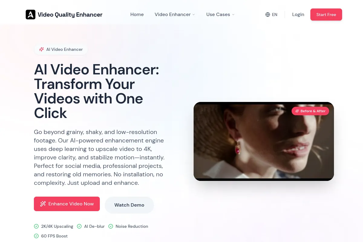 image of AI Video Enhancer