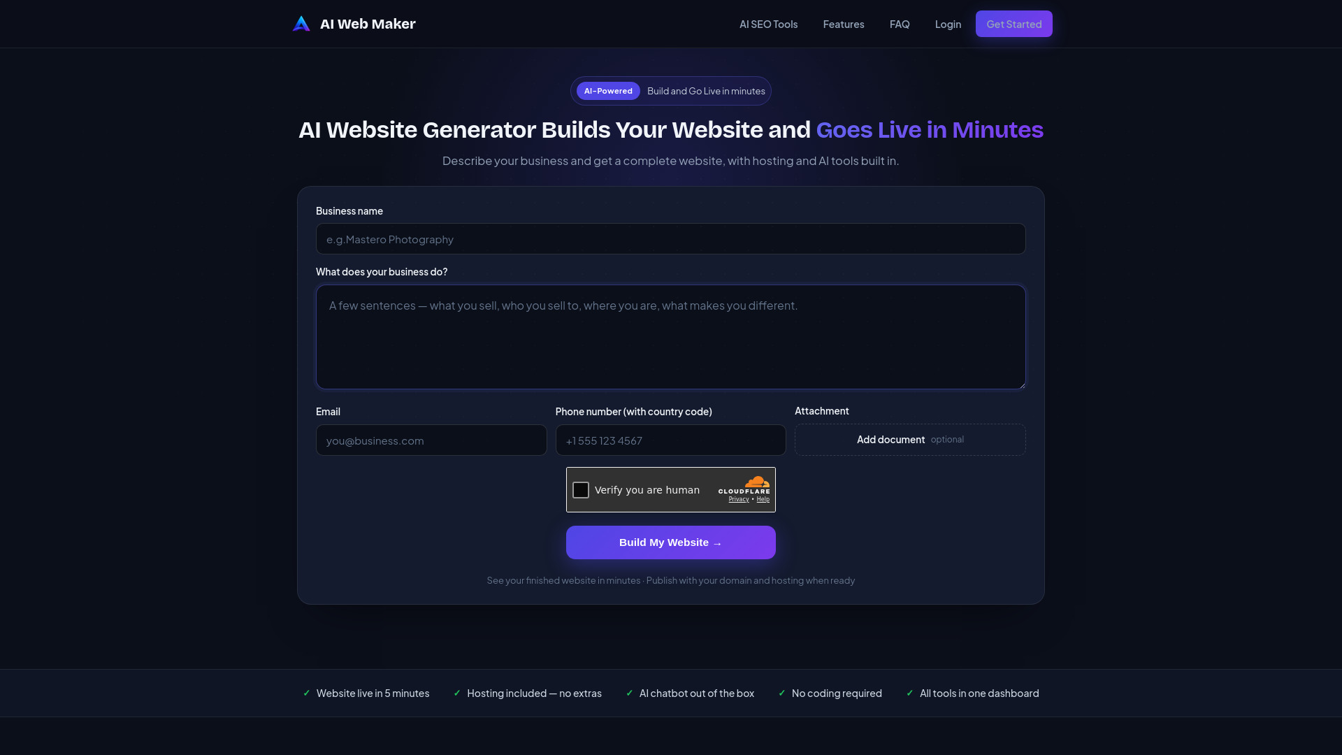 image of AI Web Maker