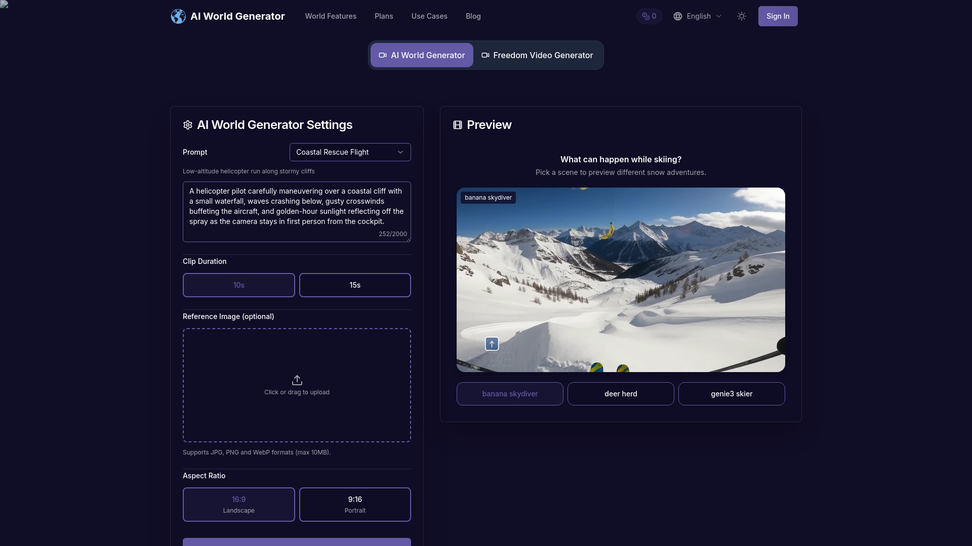 image of AI World Generator