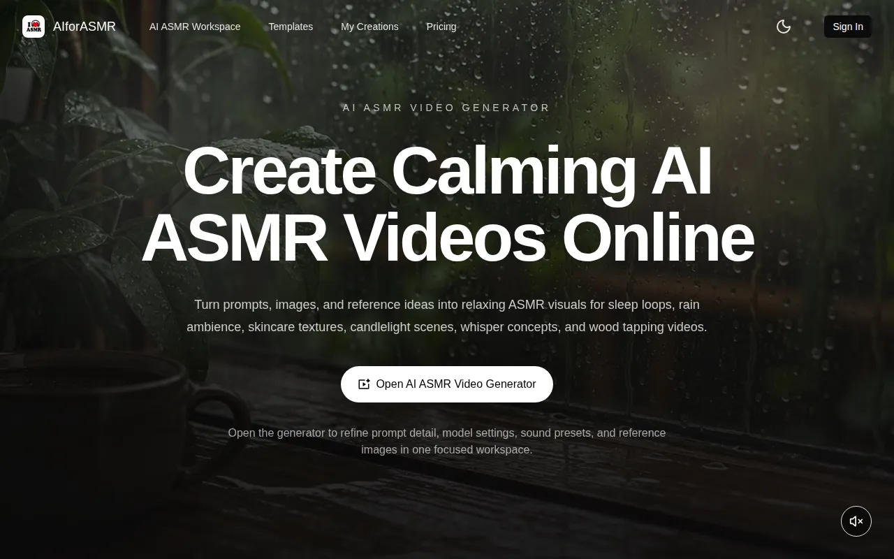 image of AIforASMR