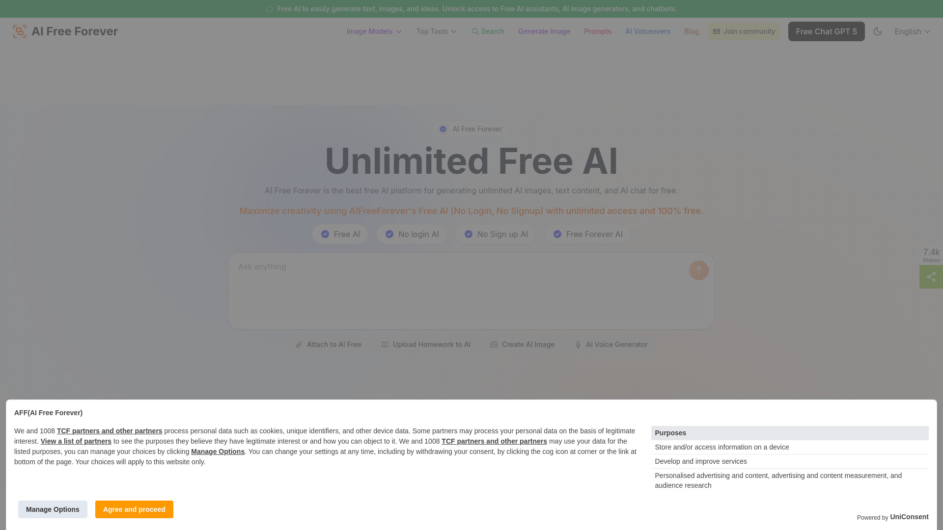 image of AIFreeForever