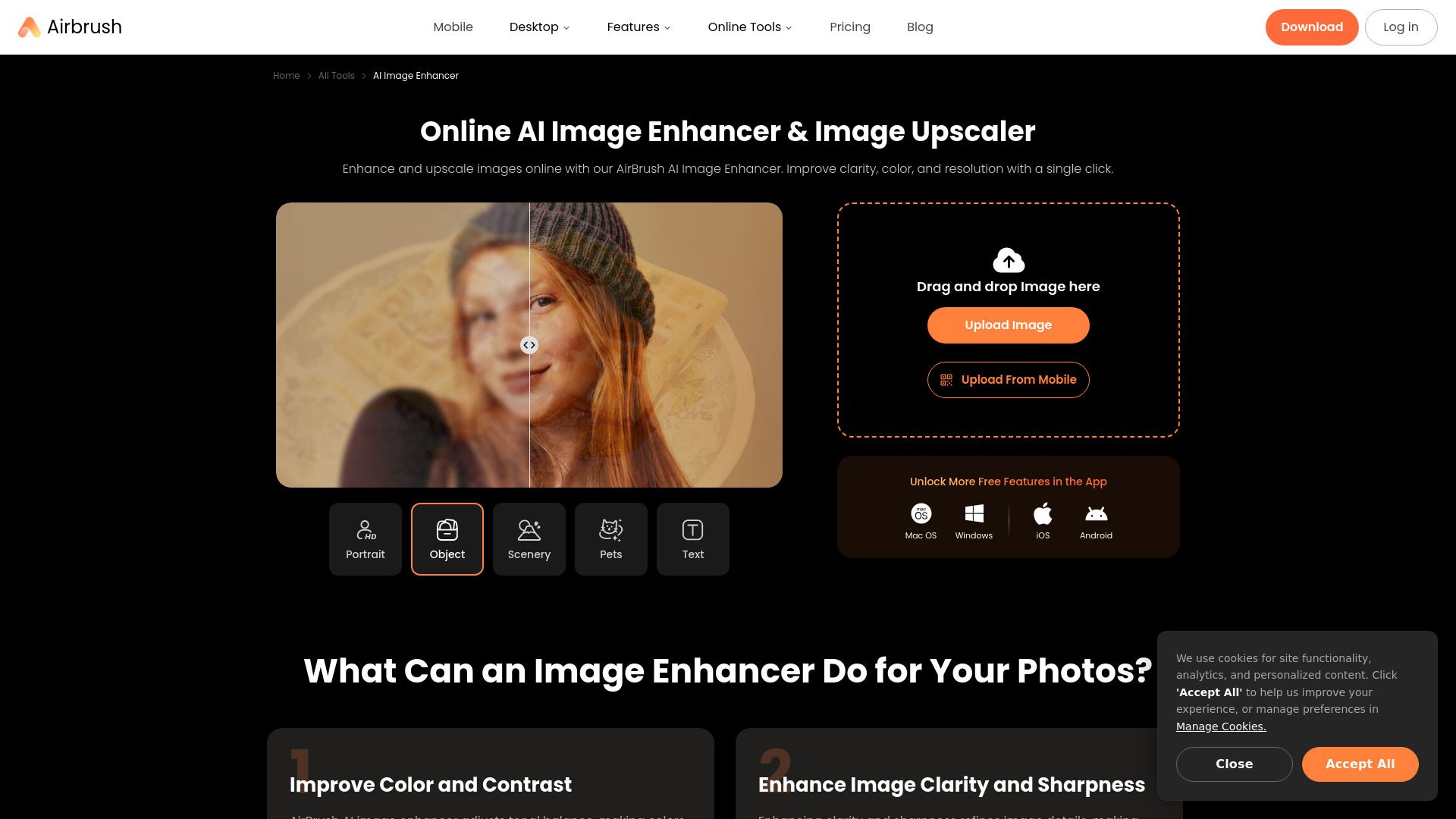 image of Airbrush AI Image Enhancer