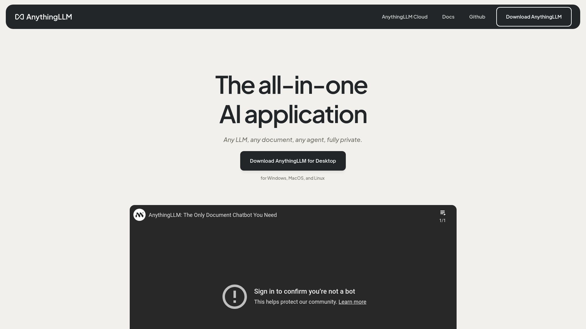 image of AnythingLLM