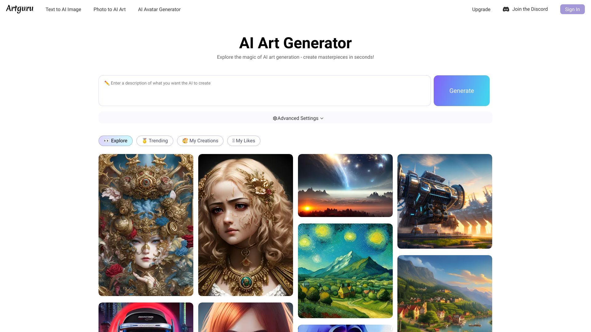 image of Artguru AI Art Generator