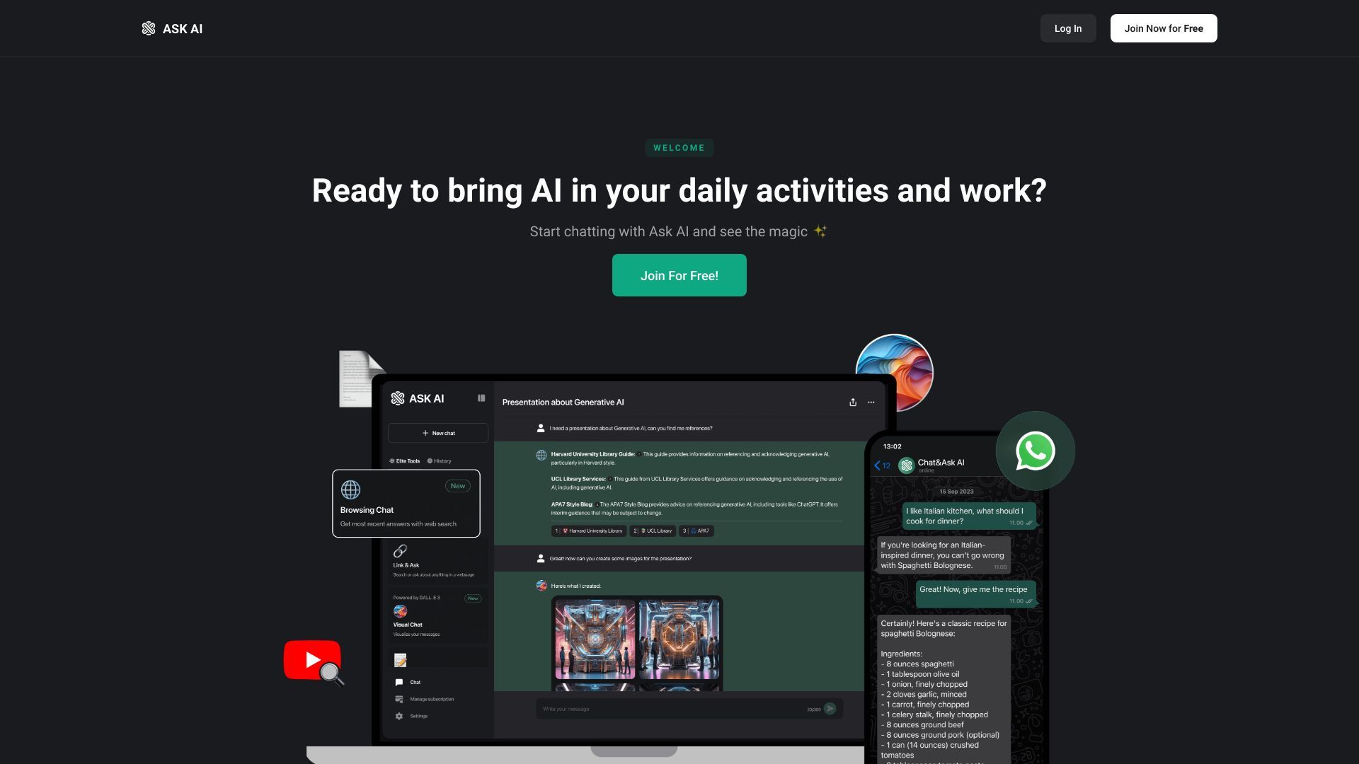 image of Ask AI - AI Powered Chat Bot Assistant