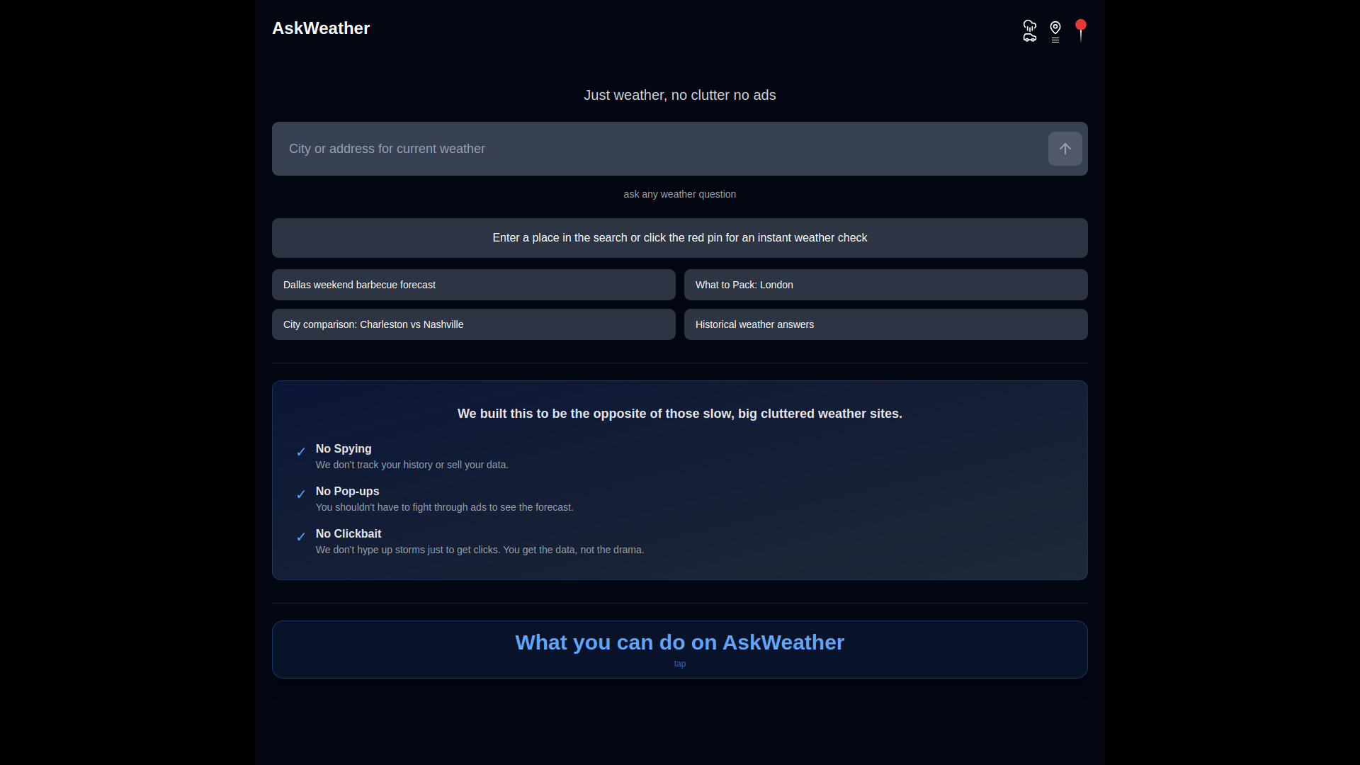 image of Ask Weather