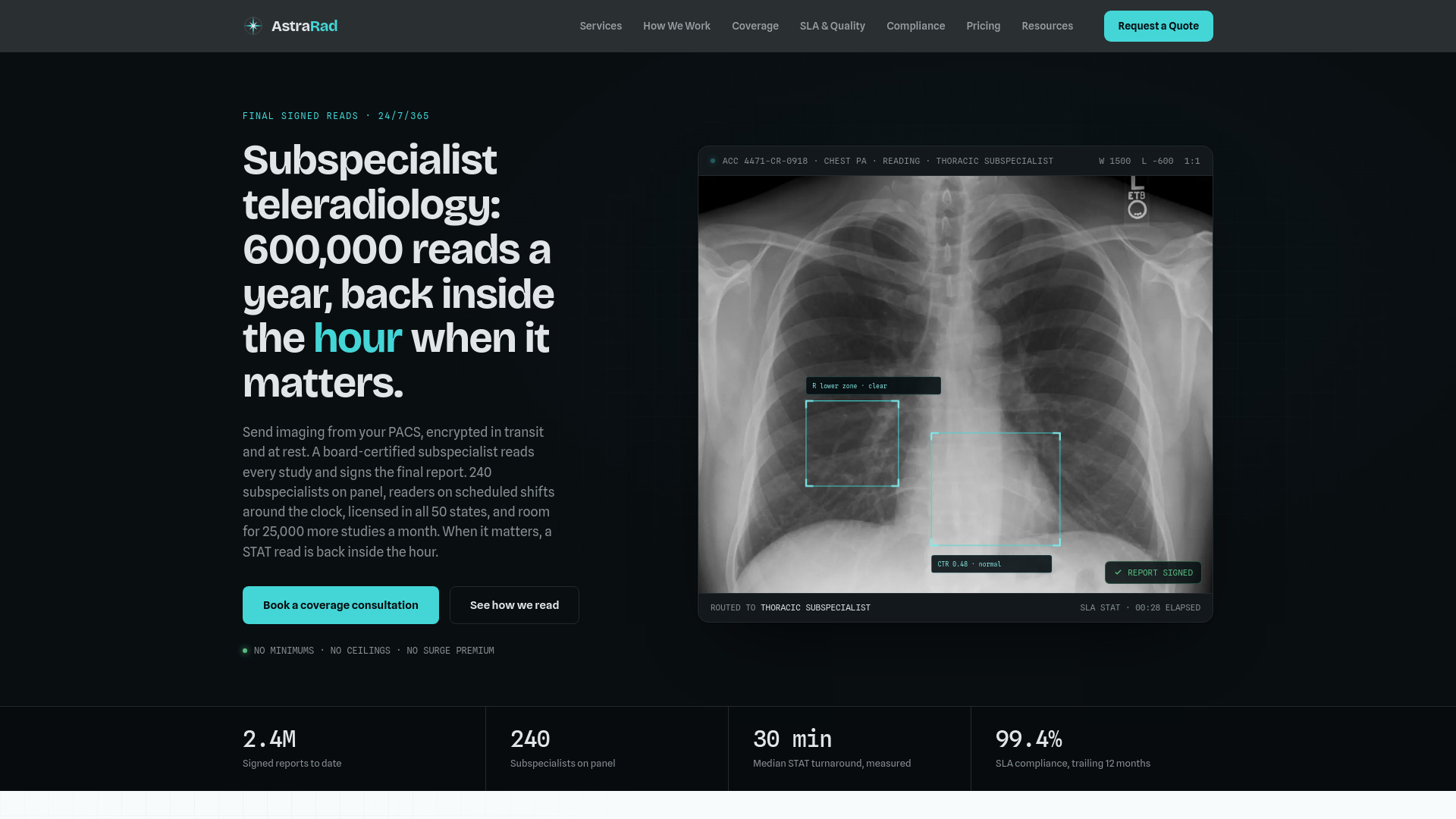 image of AstraRad Teleradiology