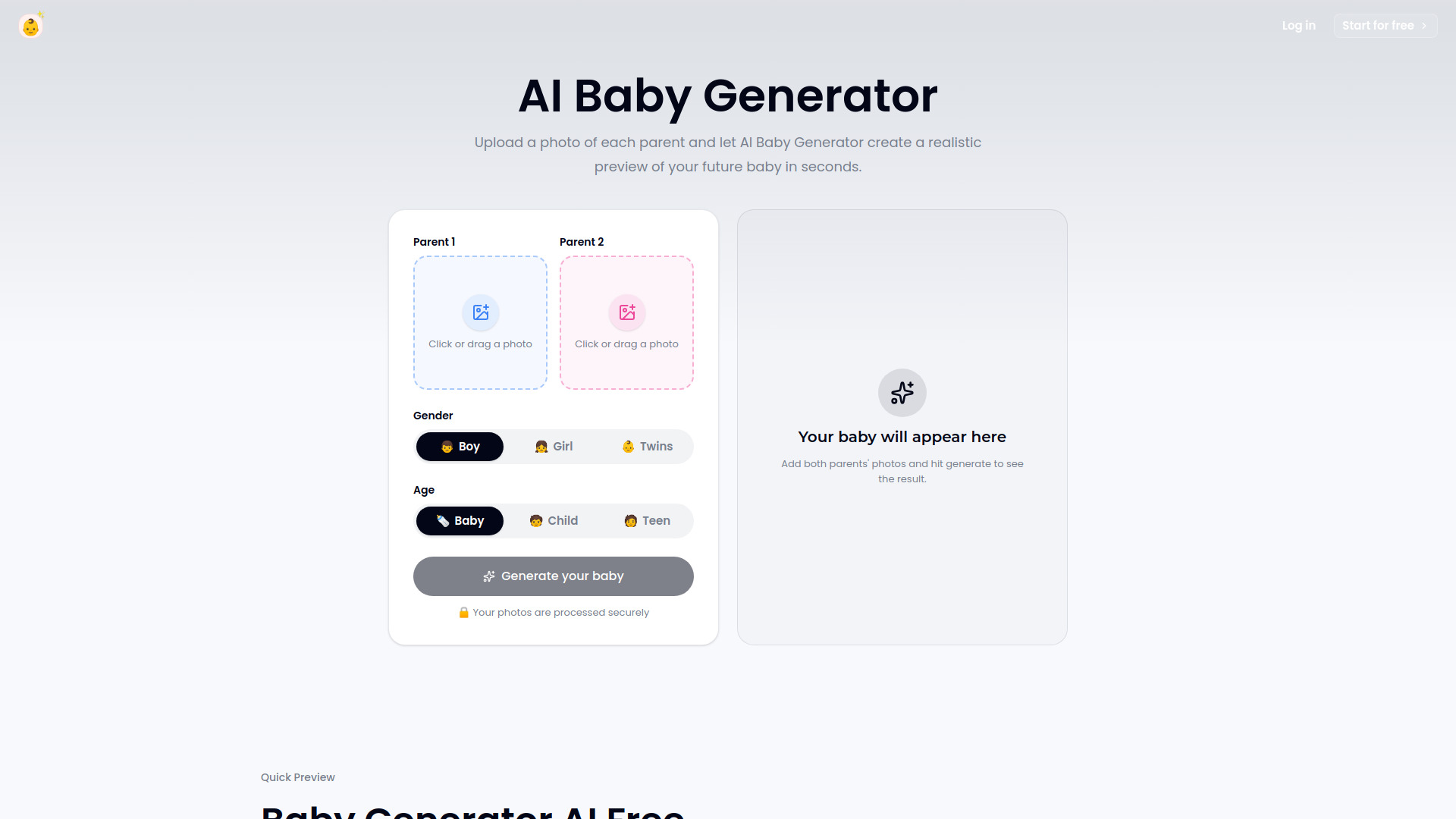 image of BabyGenerator