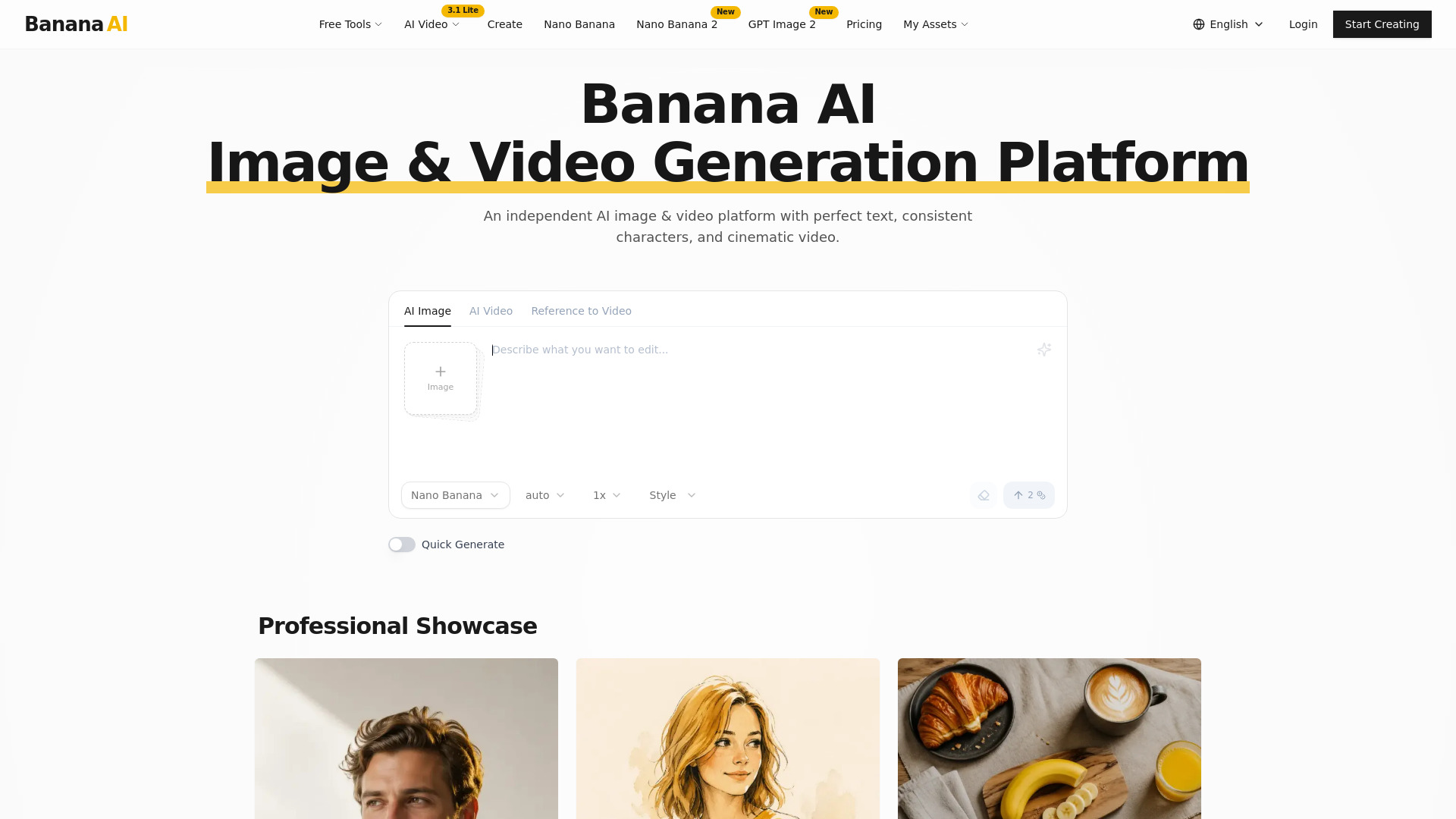 image of Banana AI - 2