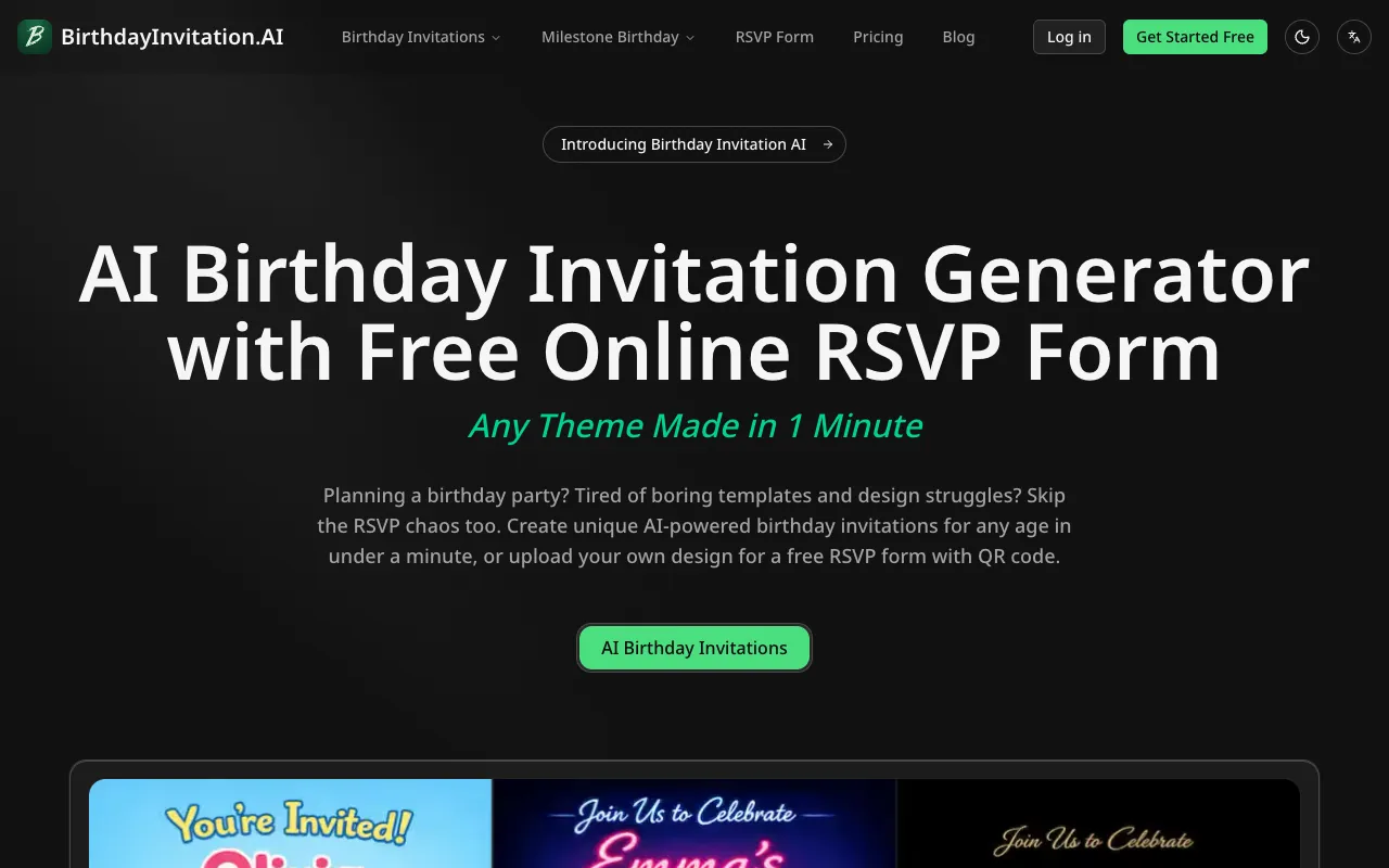 image of Birthday Invitation AI