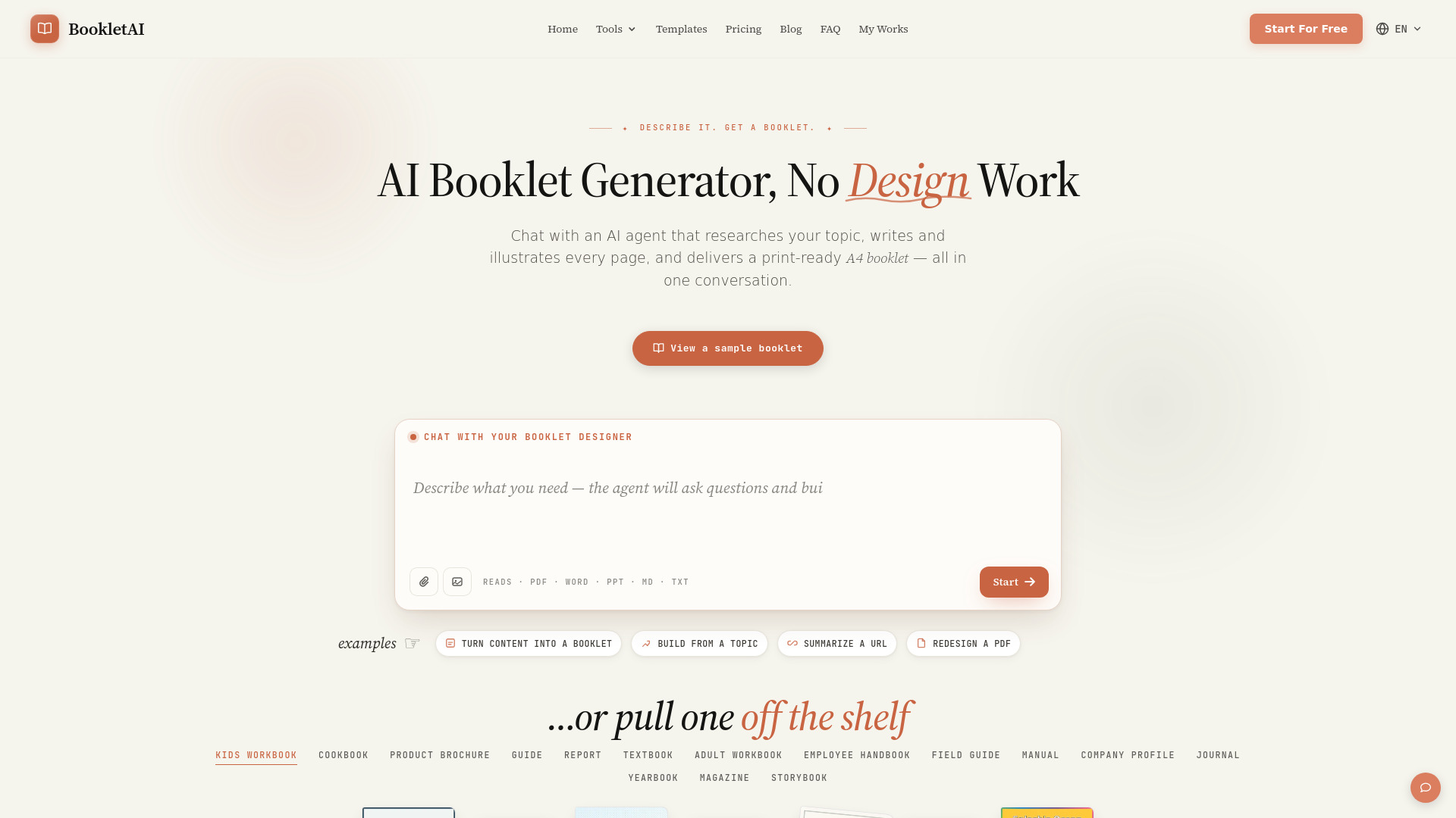 image of Booklet AI
