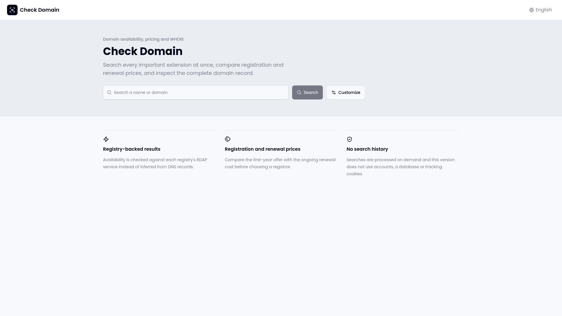 image of Check Domain
