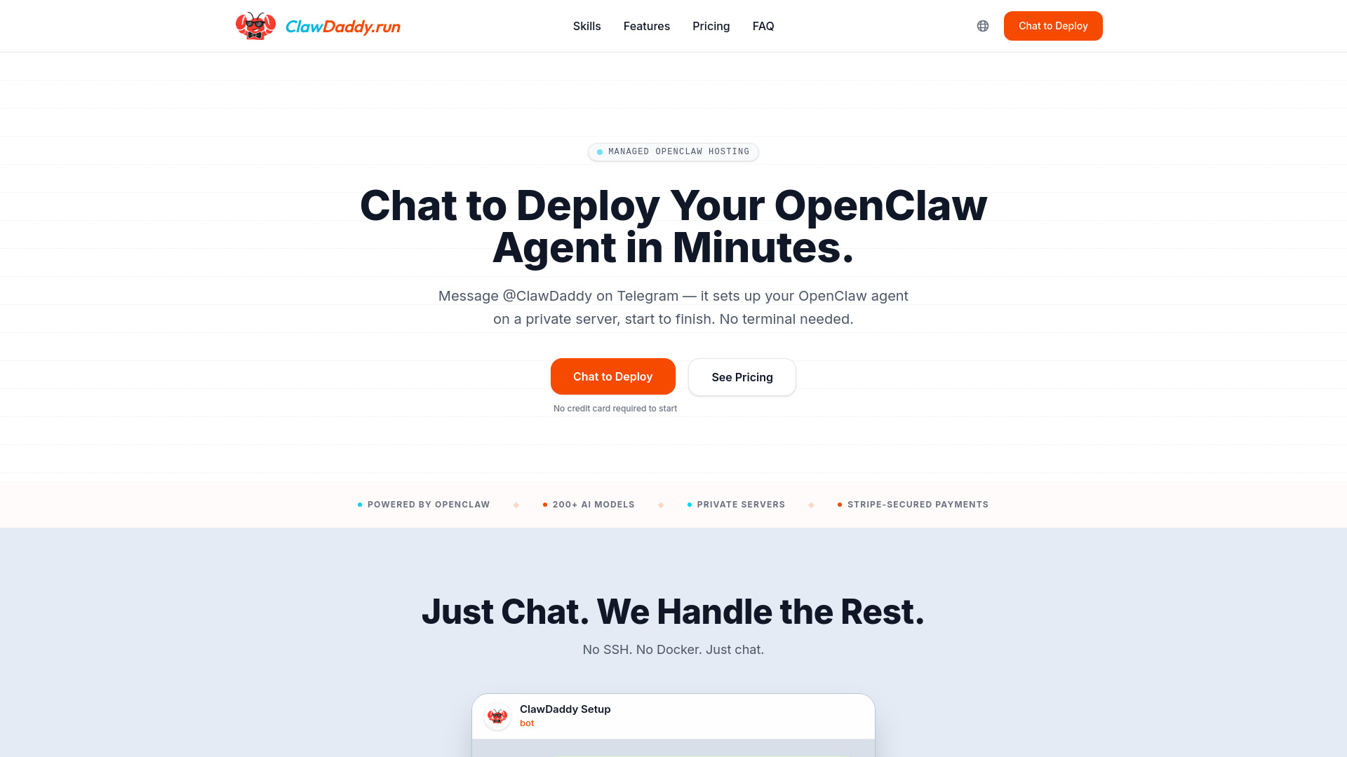 image of ClawDaddy Managed Hosting for OpenClaw