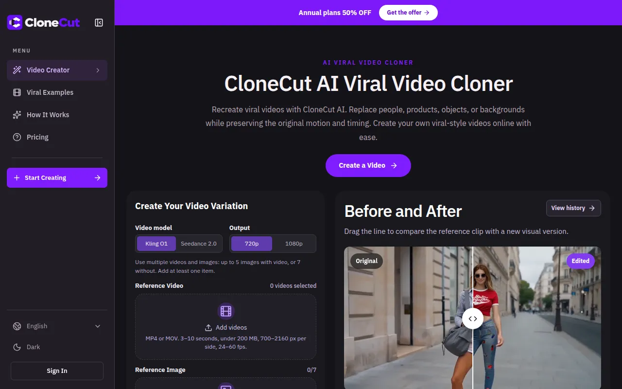 image of CloneCut AI