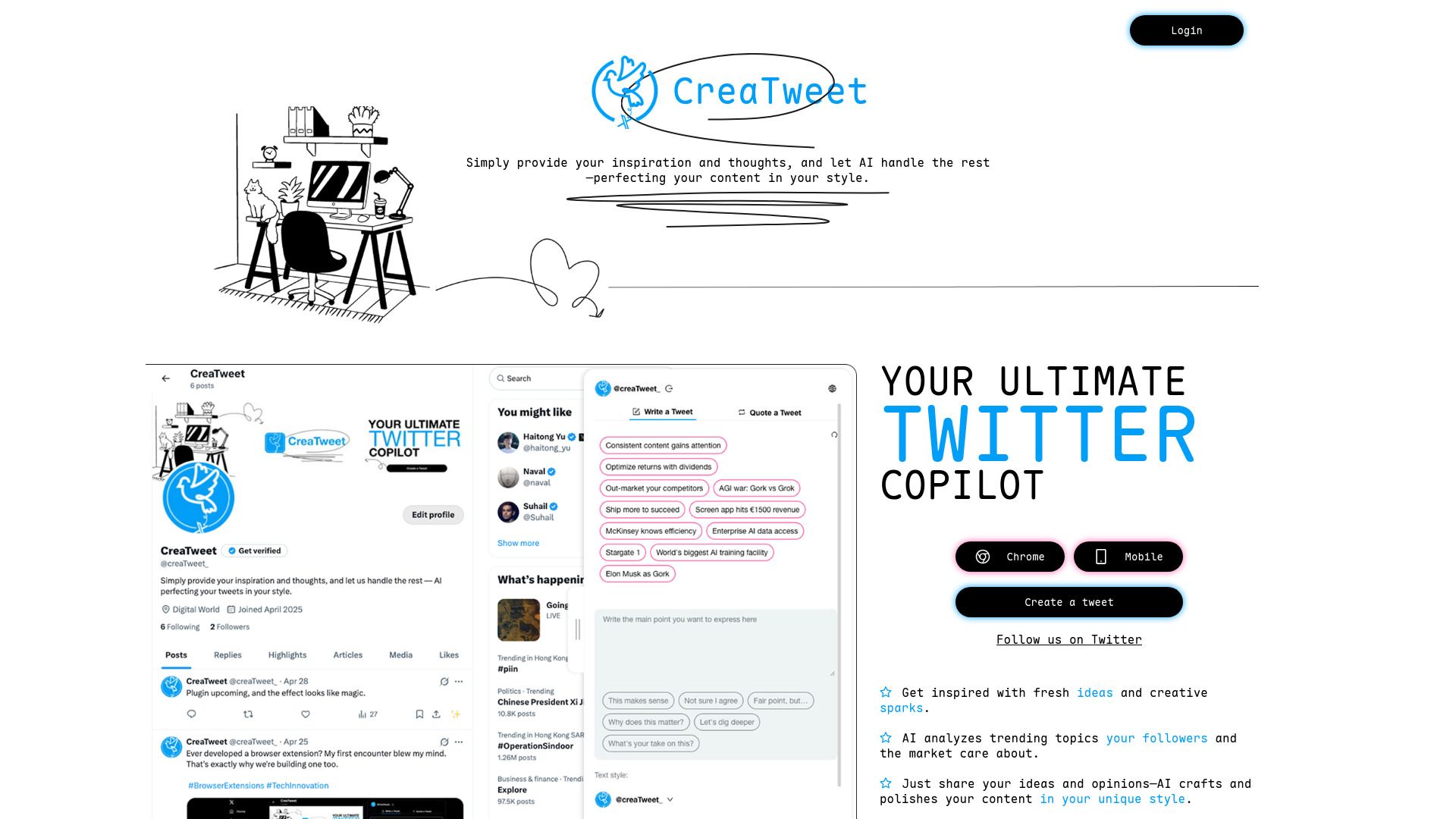 image of CreaTweet image of CreaTweet