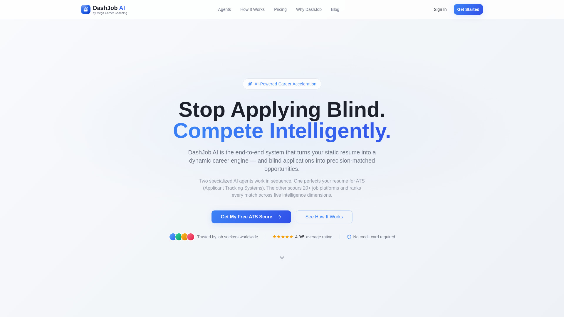image for Dash Job AI - Stop applying blind. Two AI agents that get you hired image for Dash Job AI - Stop applying blind. Two AI agents that get you hired
