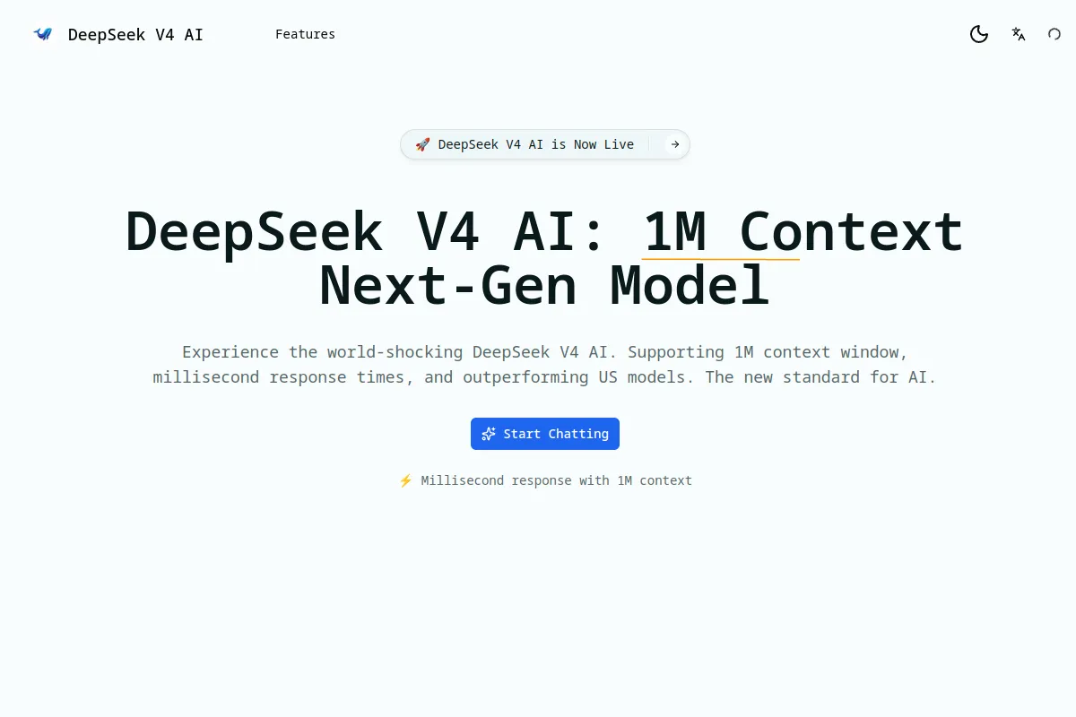 image of Deepseek v4 AI