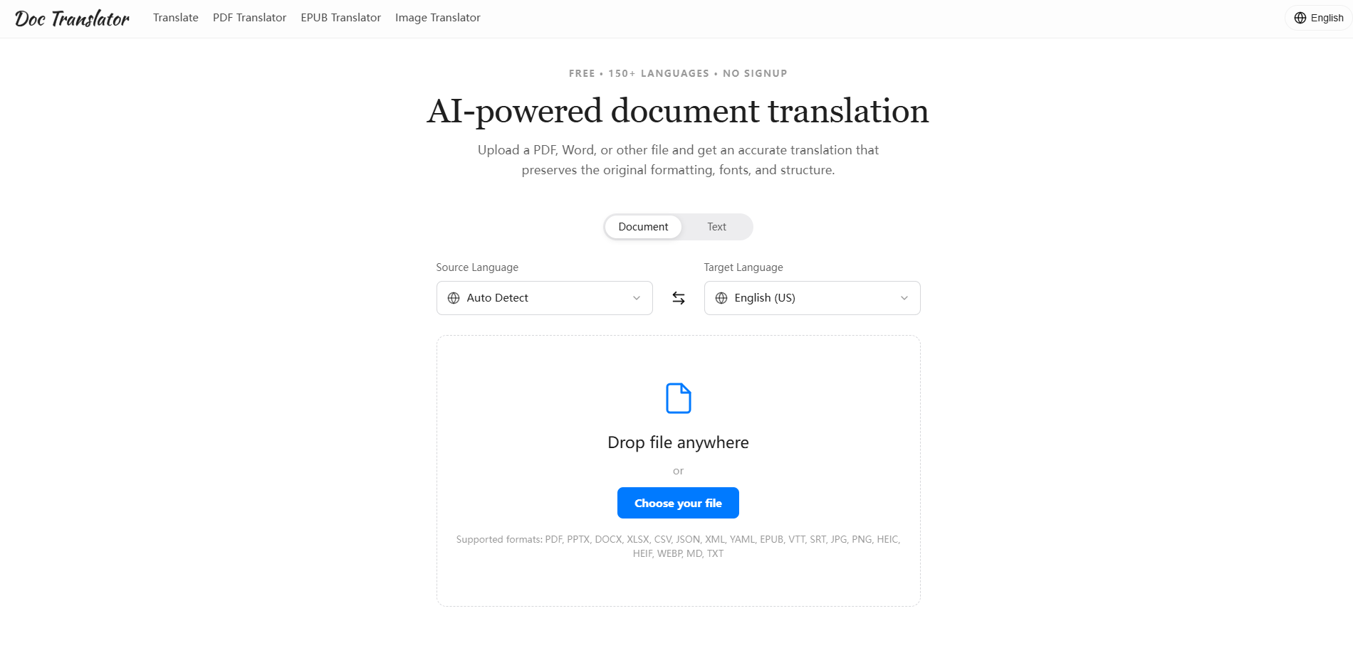 image of Doc Translator