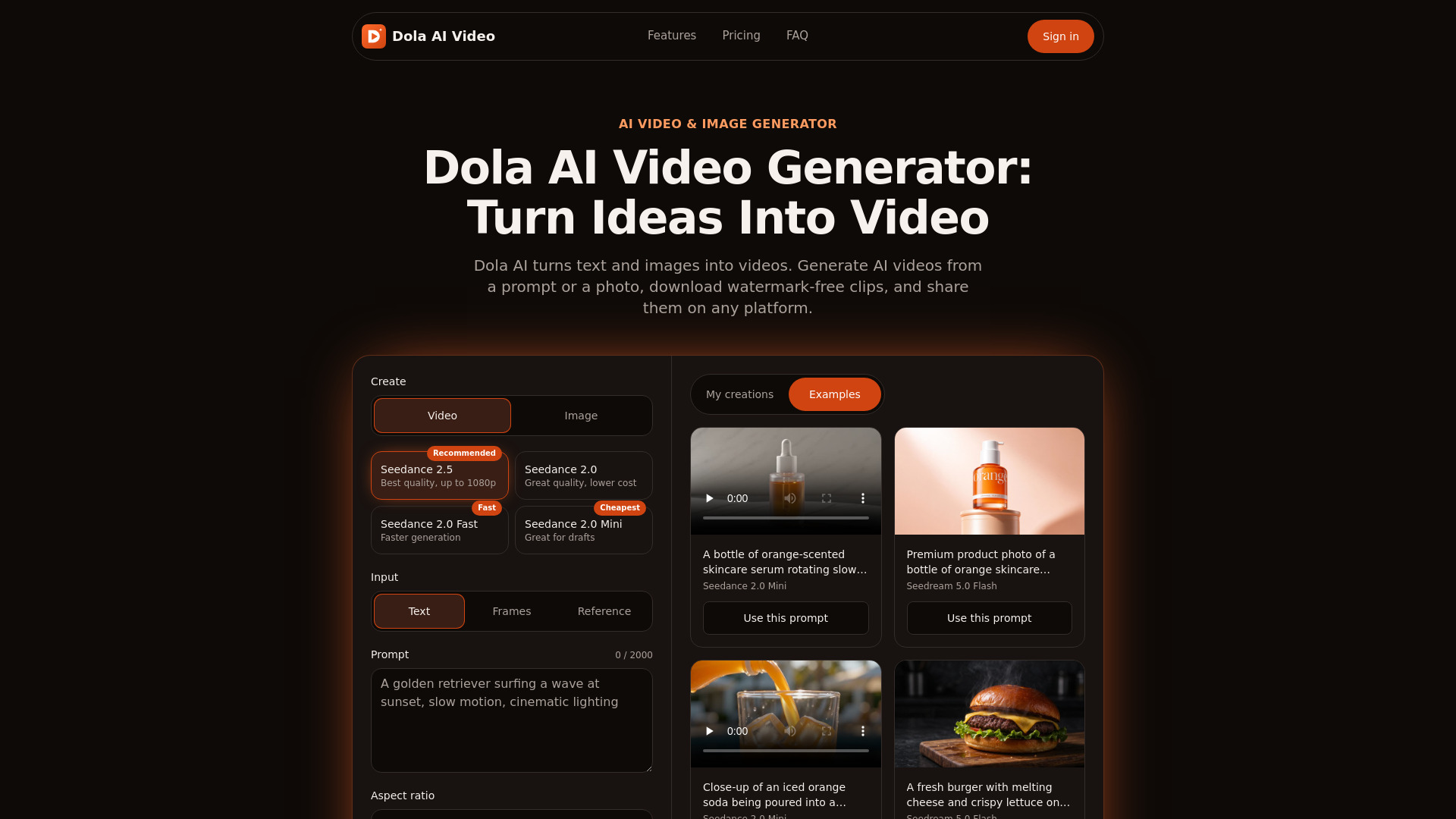image of Dola AI Video