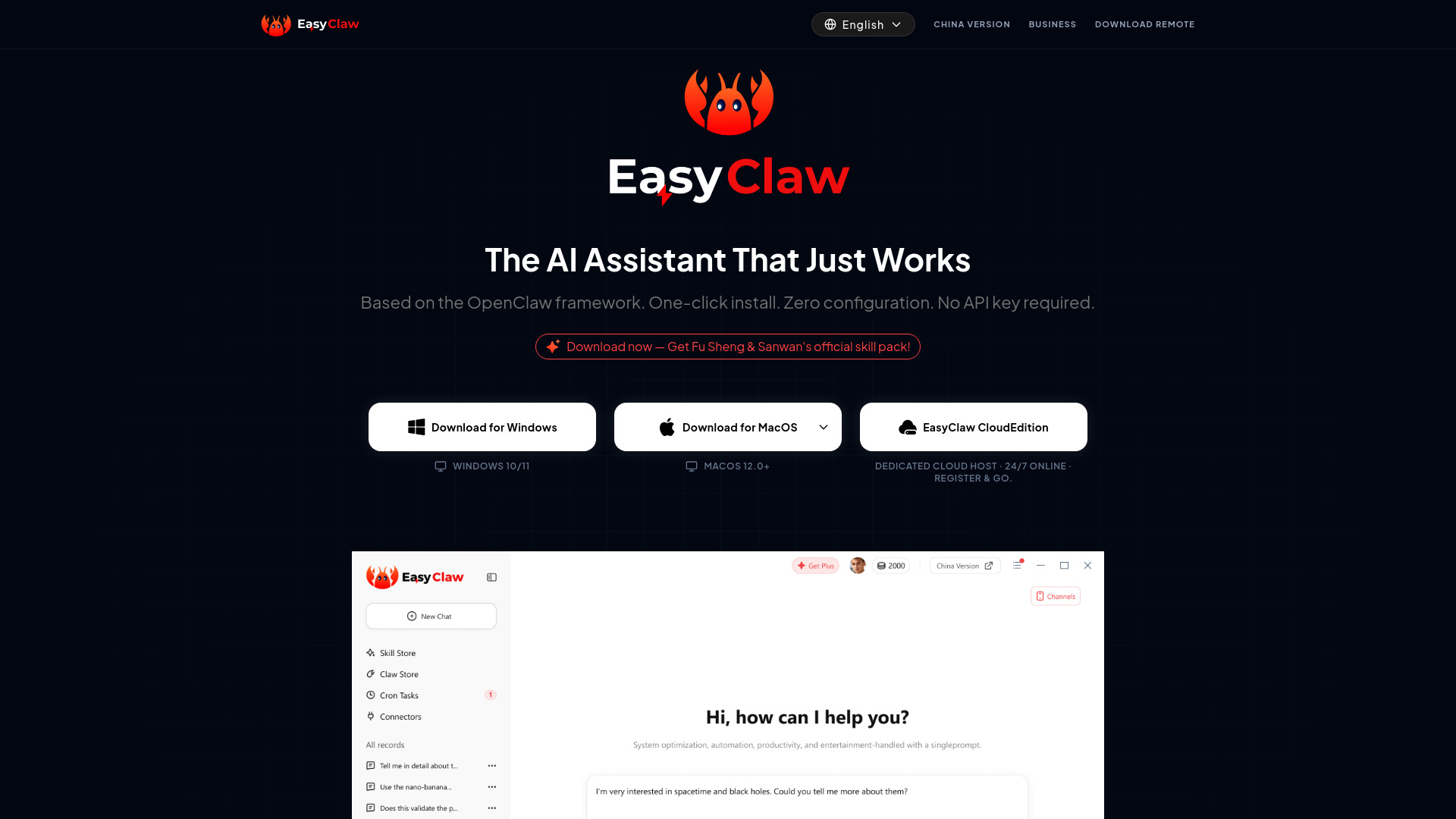 image of EasyClaw | The Native OpenClaw App for Mac & Windows