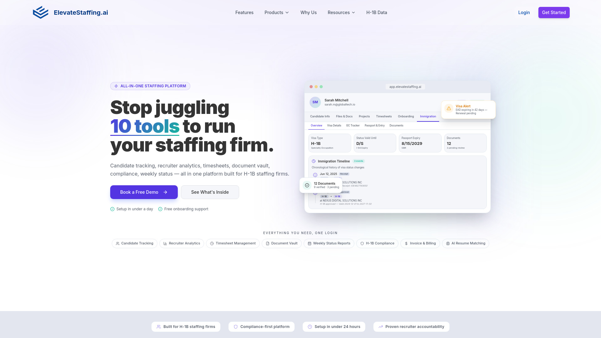 image of ElevateStaffing.ai