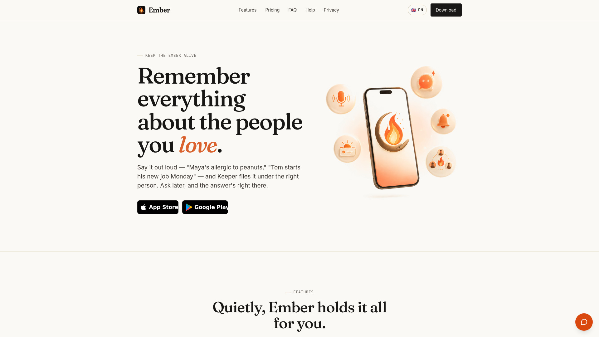 image of Ember: Relationship Keeper