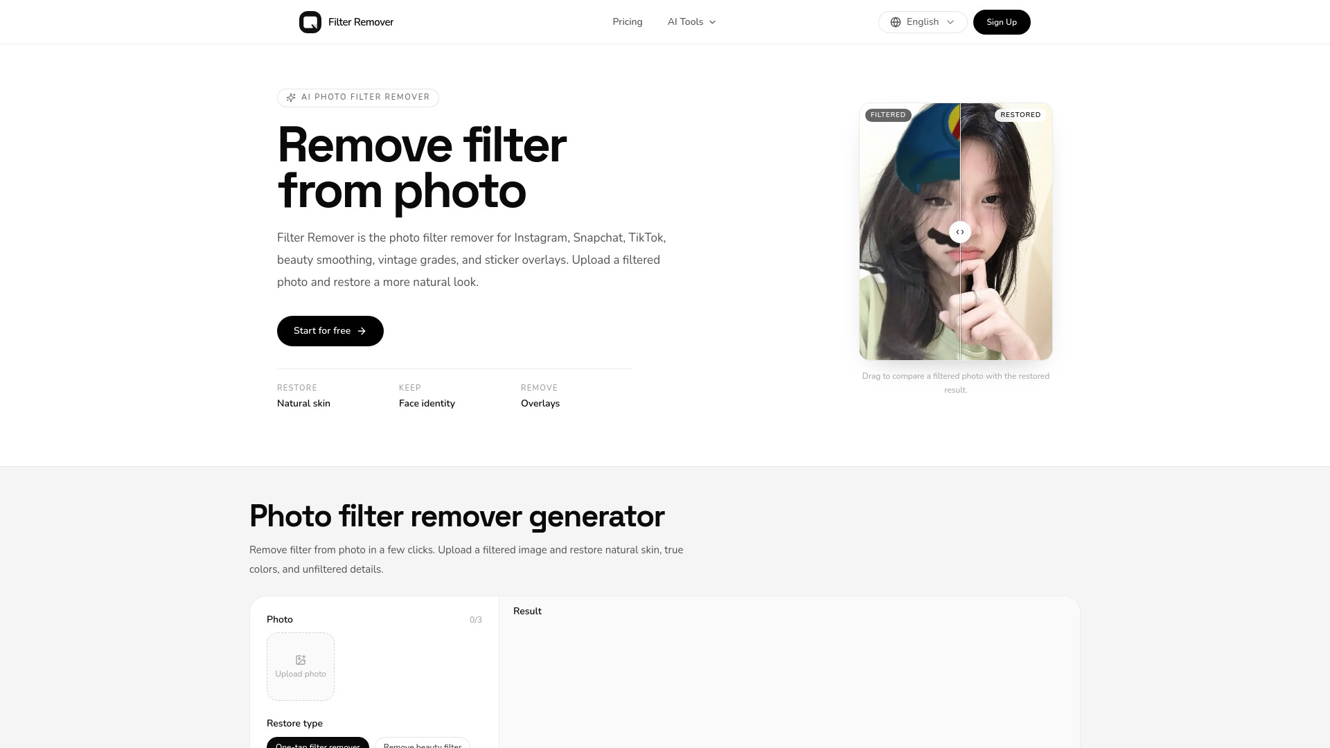 image of Filter Remover