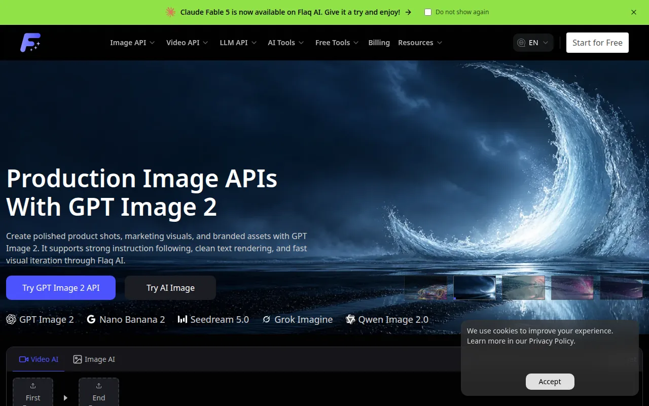 image of Flaq AI Media API image of Flaq AI Media API