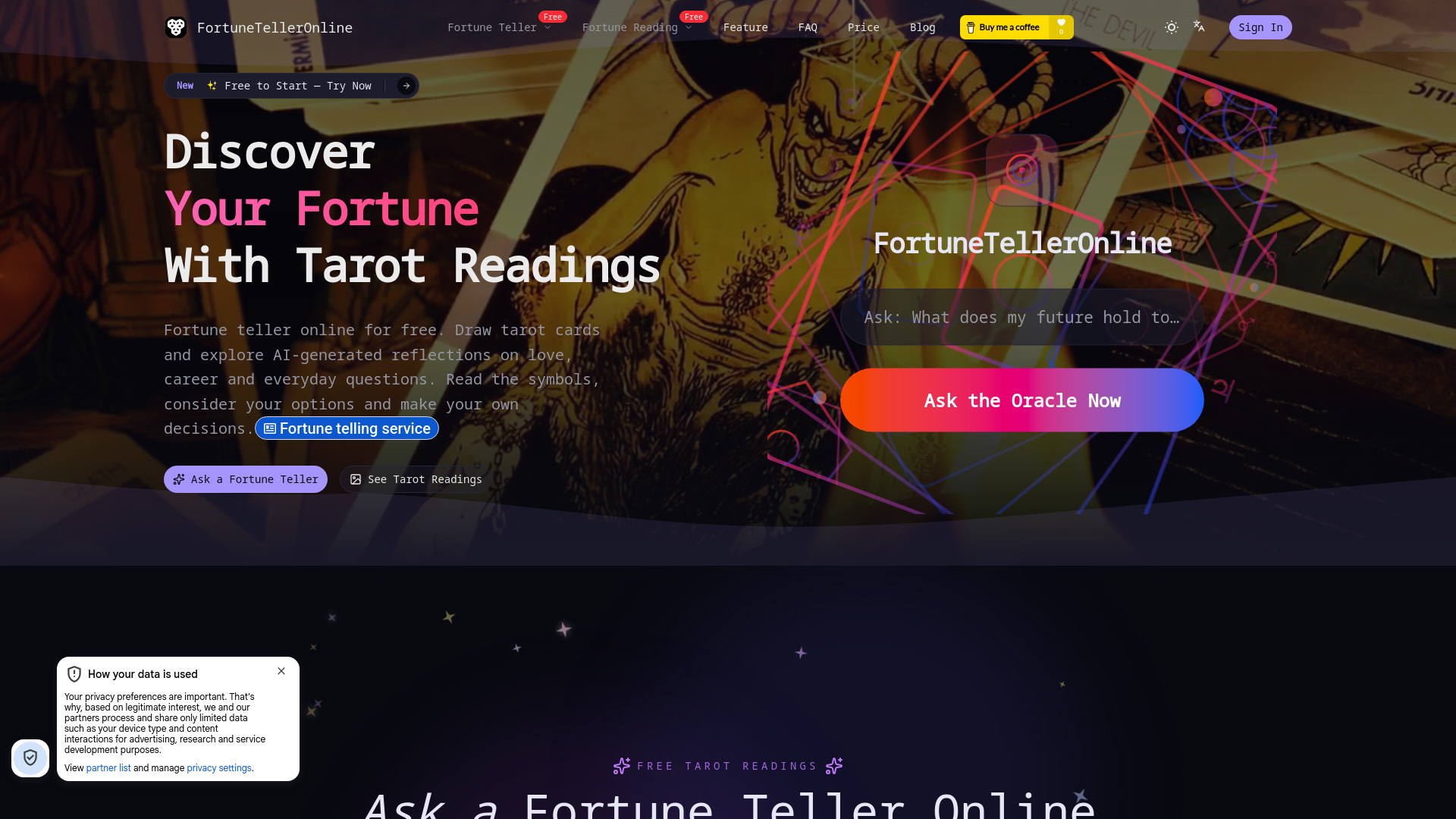 image of Fortune Teller Online