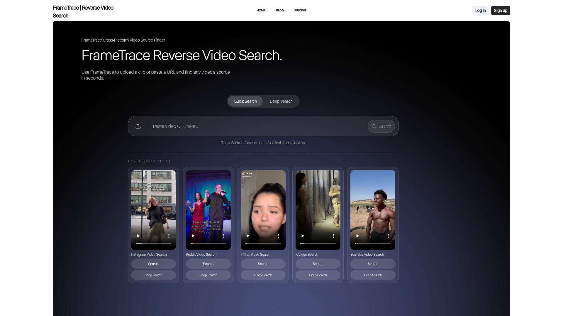 image of FrameTrace | Reverse Video Search