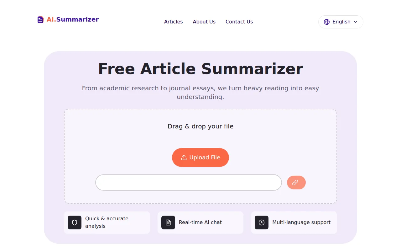 image of Free AI Article Summarizer