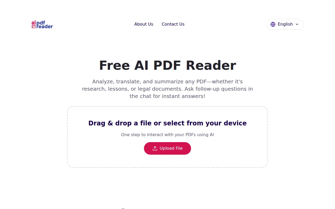 image of Free AI PDF Reader