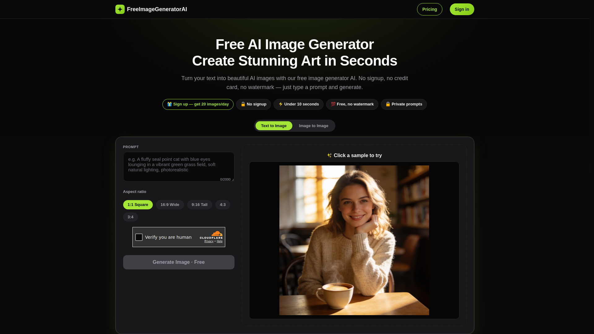 image of Free Image Generator AI
