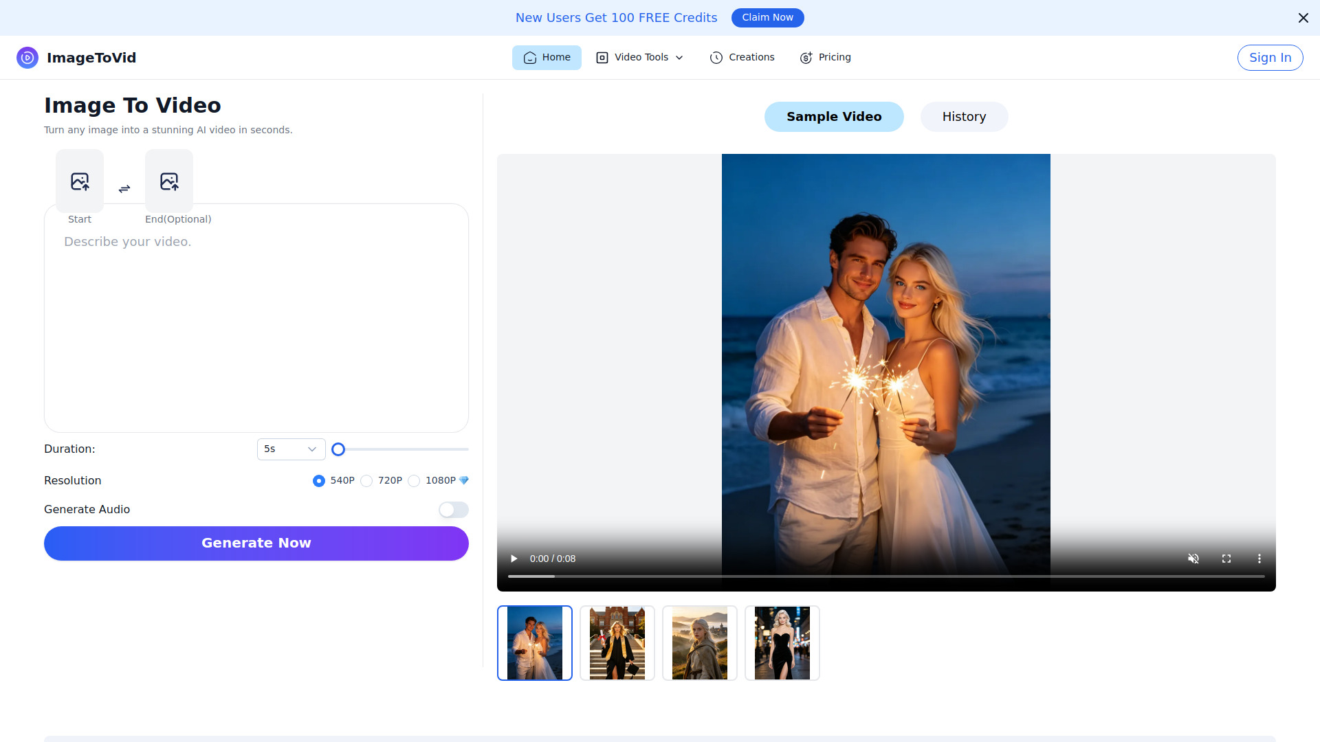 image of Free Image to Video AI Generator | ImageToVid AI