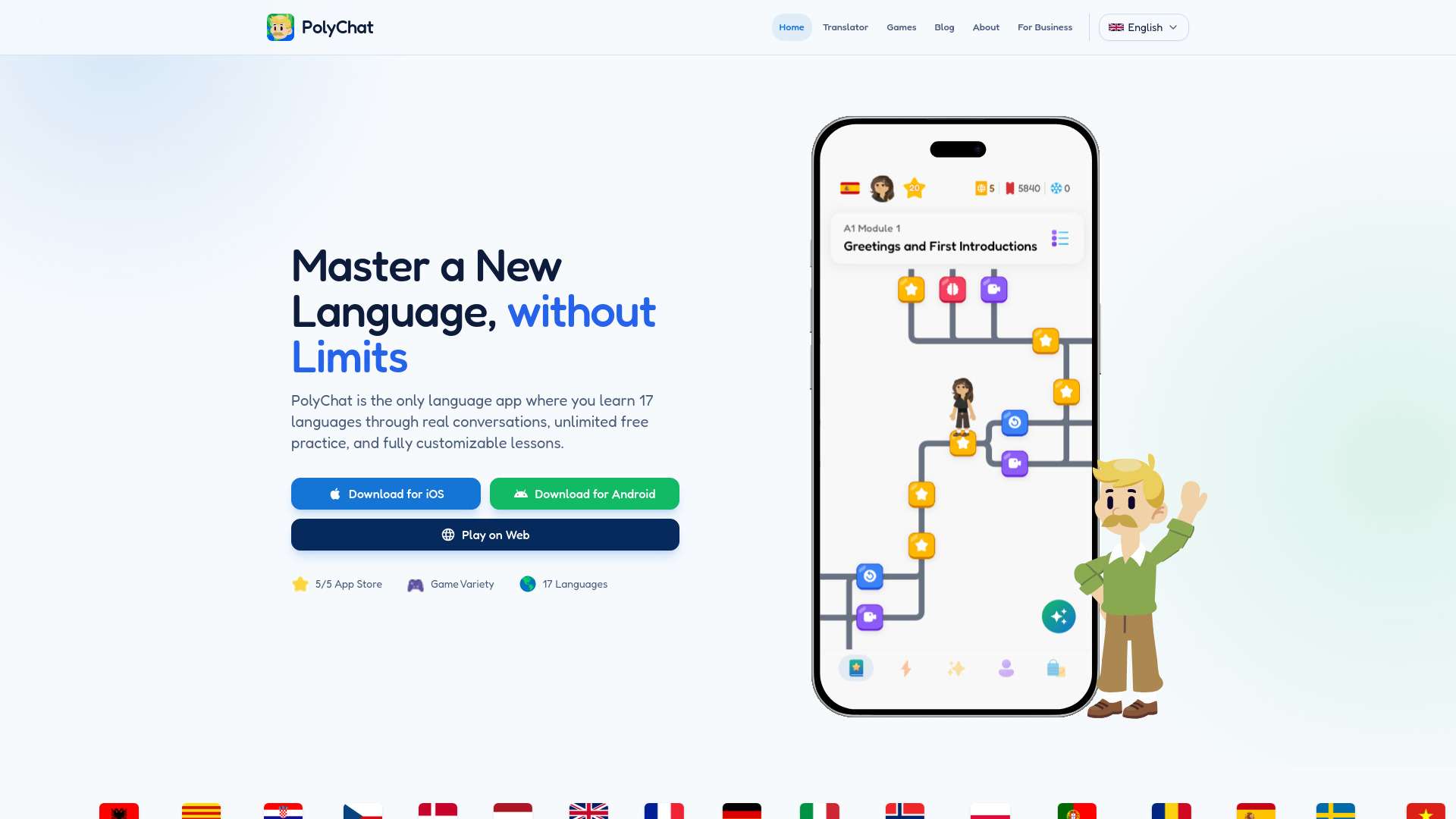 image of Free Language Learning App & Translator